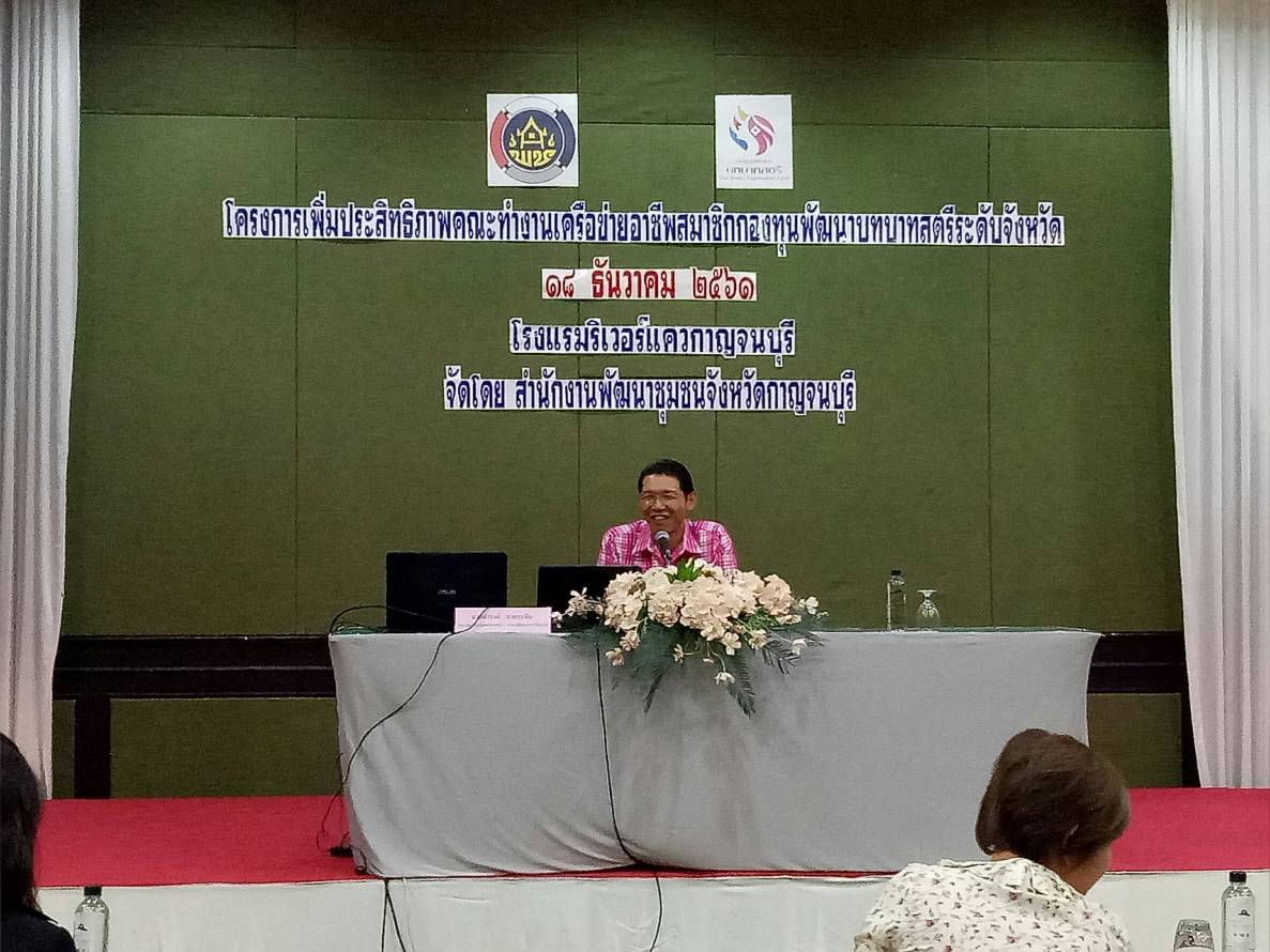 CDD@KAN>>>โครงการประชุมเพิ่มประสิทธิภาพคณะทำงานเครือข่ายอาชีพสมาชิกกองทุนพัฒนาบทบาทสตรีระดับจังหวัด