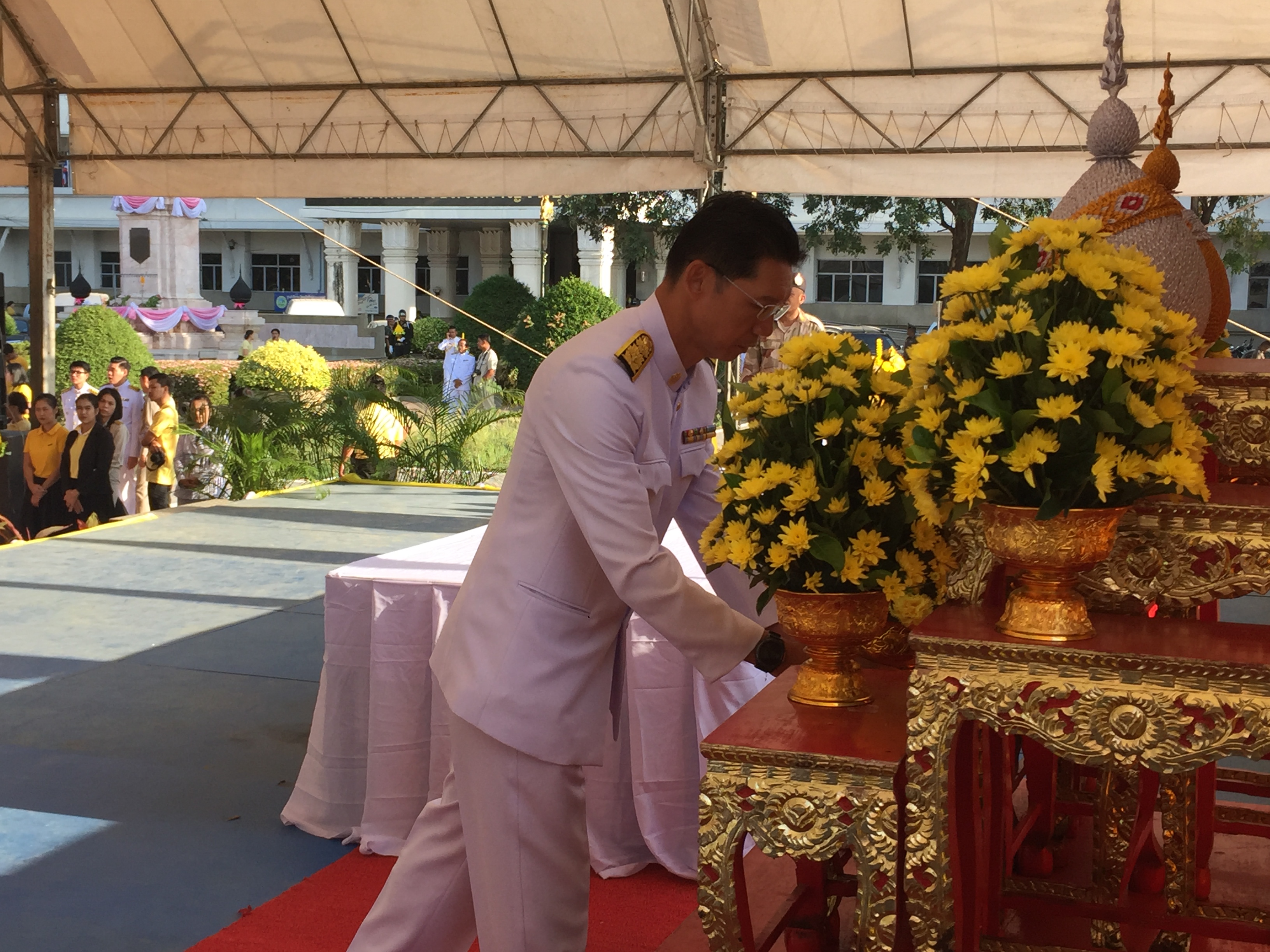 CDD@KAN>>>พช.กาญจน์ร่วมงานวันเฉลิมพระชนมพรรษาพระบาทสมเด็จพระปรมินทรมหาภูมิพลอดุลยเดช บรมนาถบพิตร
