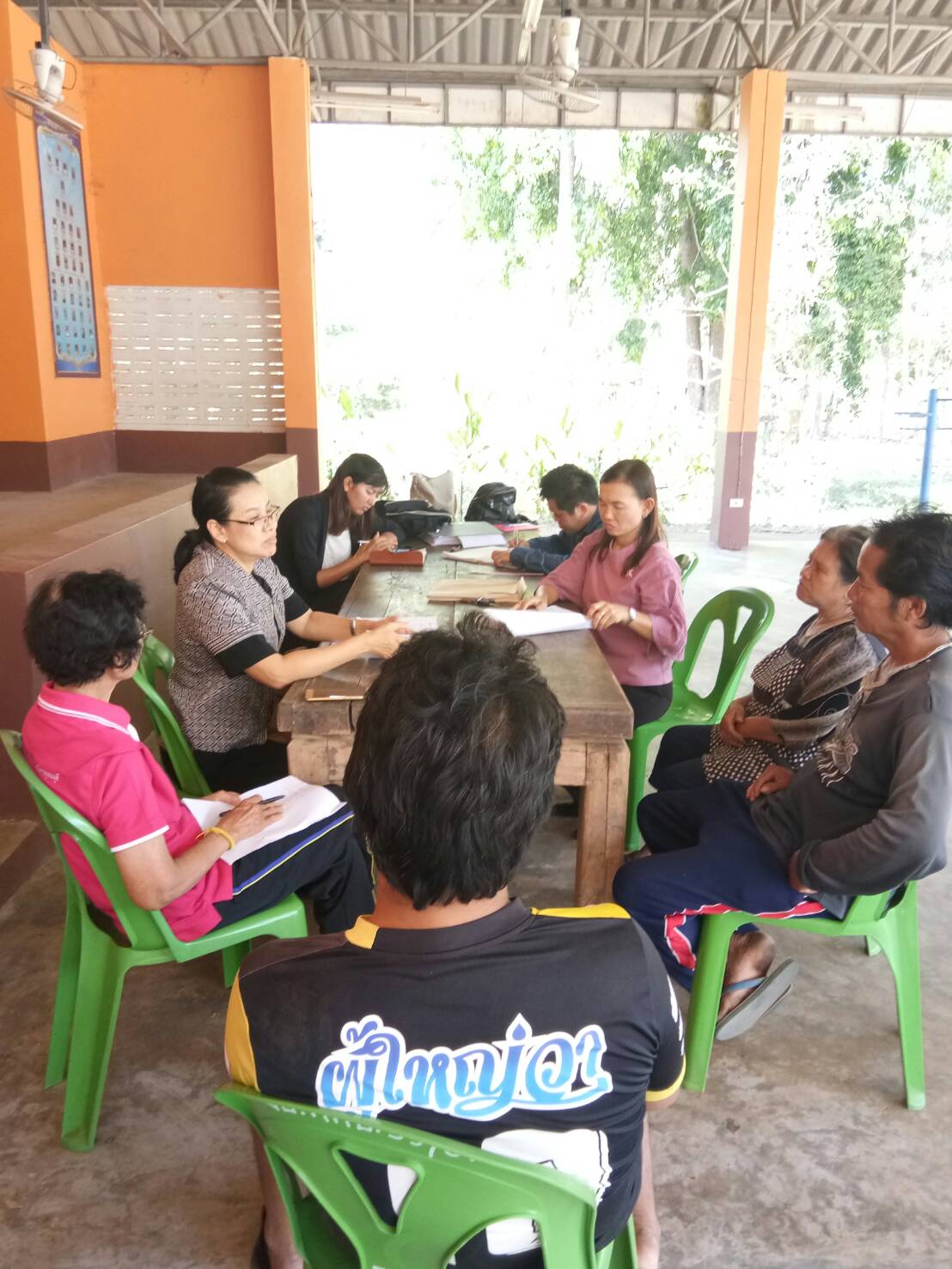CDD@KAN>>>ลงพื้นที่ติดตามกิจกรรมการพัฒนาคุณภาพชีวิตของประชาชนจังหวัดกาญจนบุรีอำเภอทองผาภูมิ