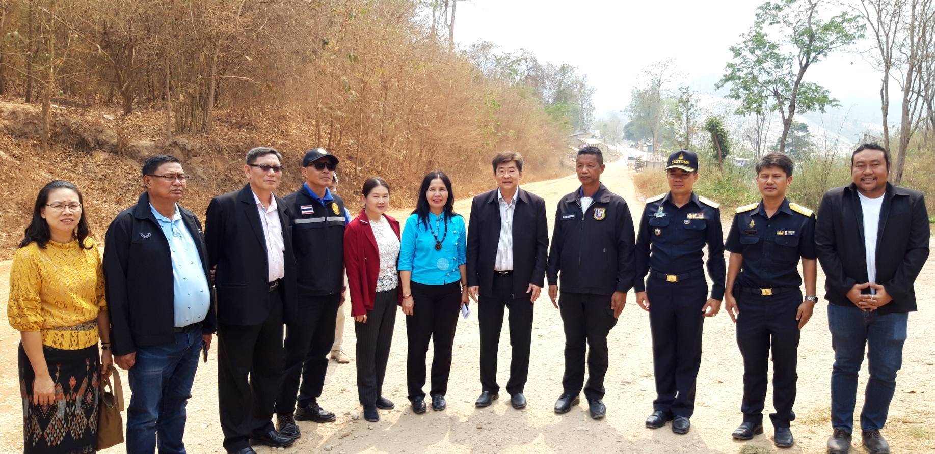 CDD@KAN>>>ร่วมต้อนรับผู้ตรวจราชการกระทรวงมหาดไทย พร้อมคณะ ลงพื้นที่กาญจนบุรี