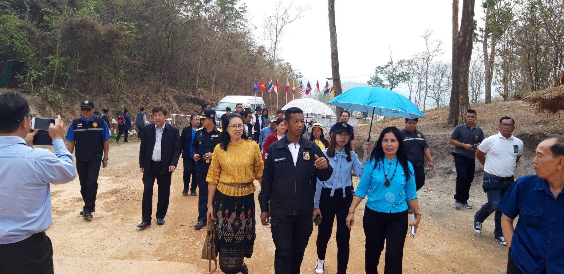 CDD@KAN>>>ร่วมต้อนรับผู้ตรวจราชการกระทรวงมหาดไทย พร้อมคณะ ลงพื้นที่กาญจนบุรี