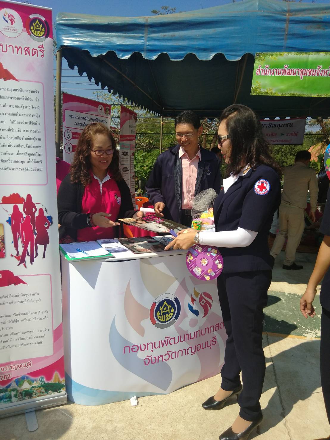 CDD@KAN>>>พช.กาญจน์ร่วมกิจกรรมจังหวัดเคลื่อนที่อำเภอสังขละบุรี