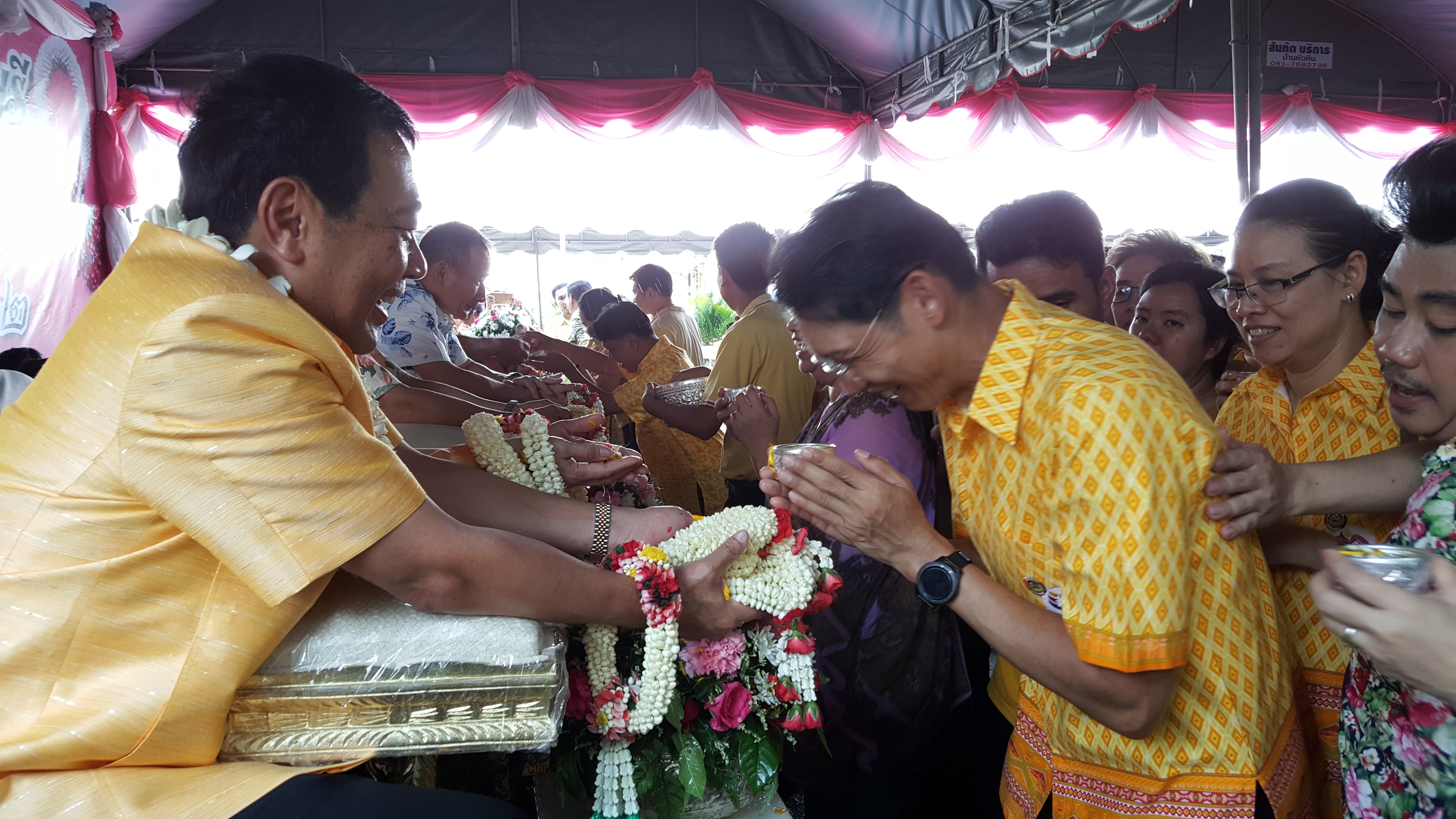 CDD@KAN>>>พช.กาญจน์ ร่วมรดน้ำขอพรพ่อเมืองกาญจน์