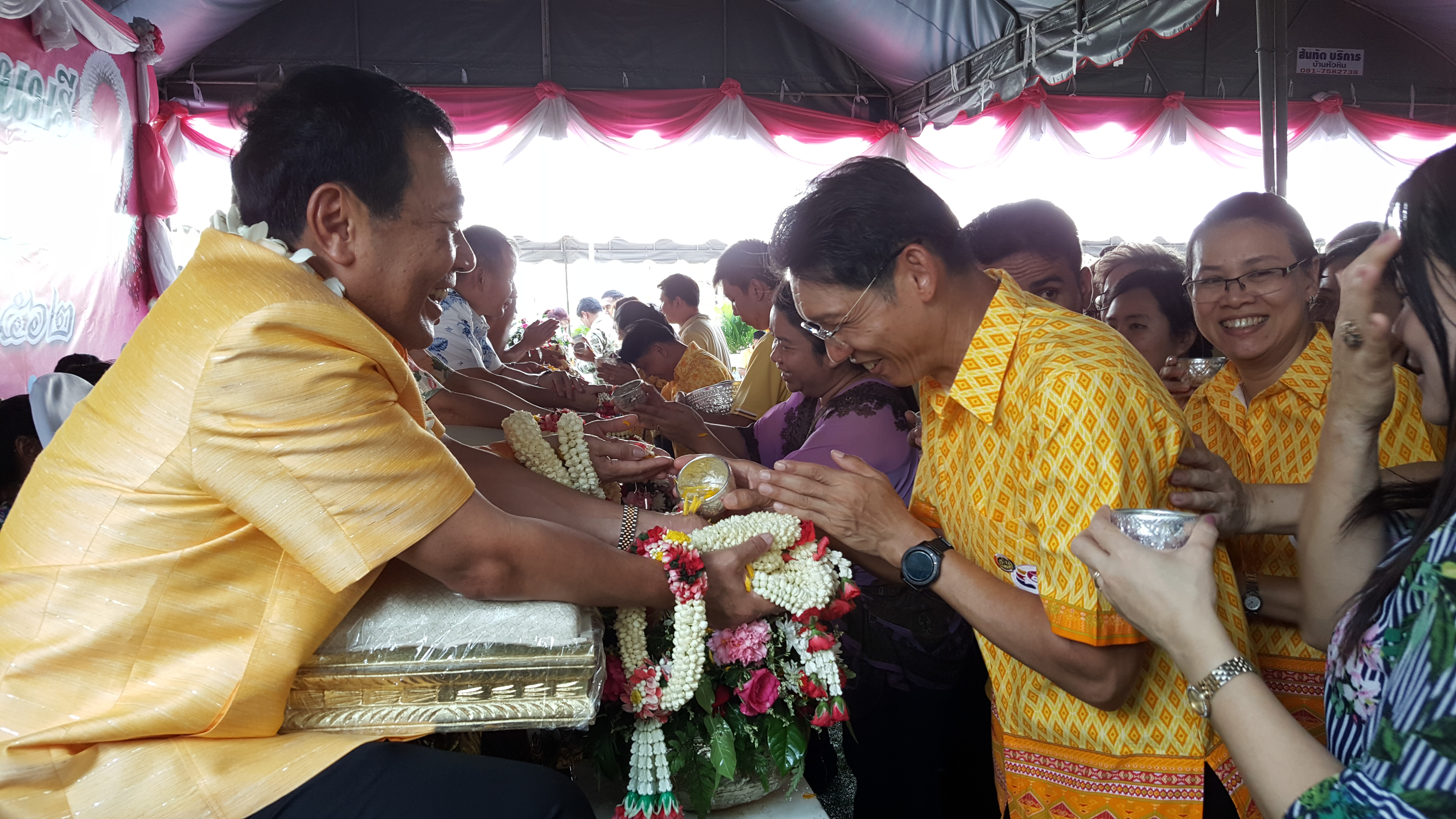 CDD@KAN>>>พช.กาญจน์ ร่วมรดน้ำขอพรพ่อเมืองกาญจน์