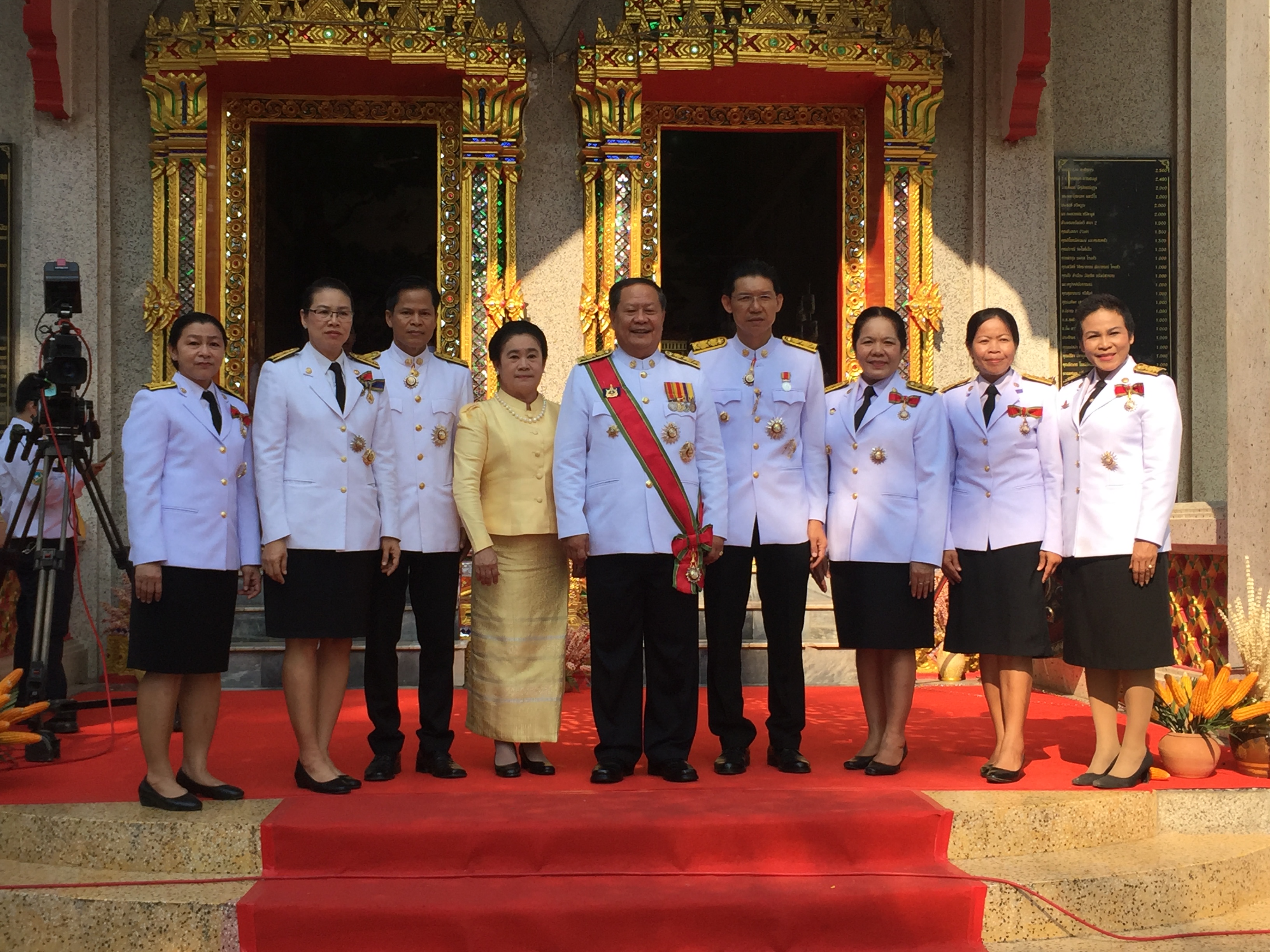 CDD@KAN>>>พช.กาญจน์ ร่วมพิธีเวียนเทียนสมโภชน้ำอภิเษก
