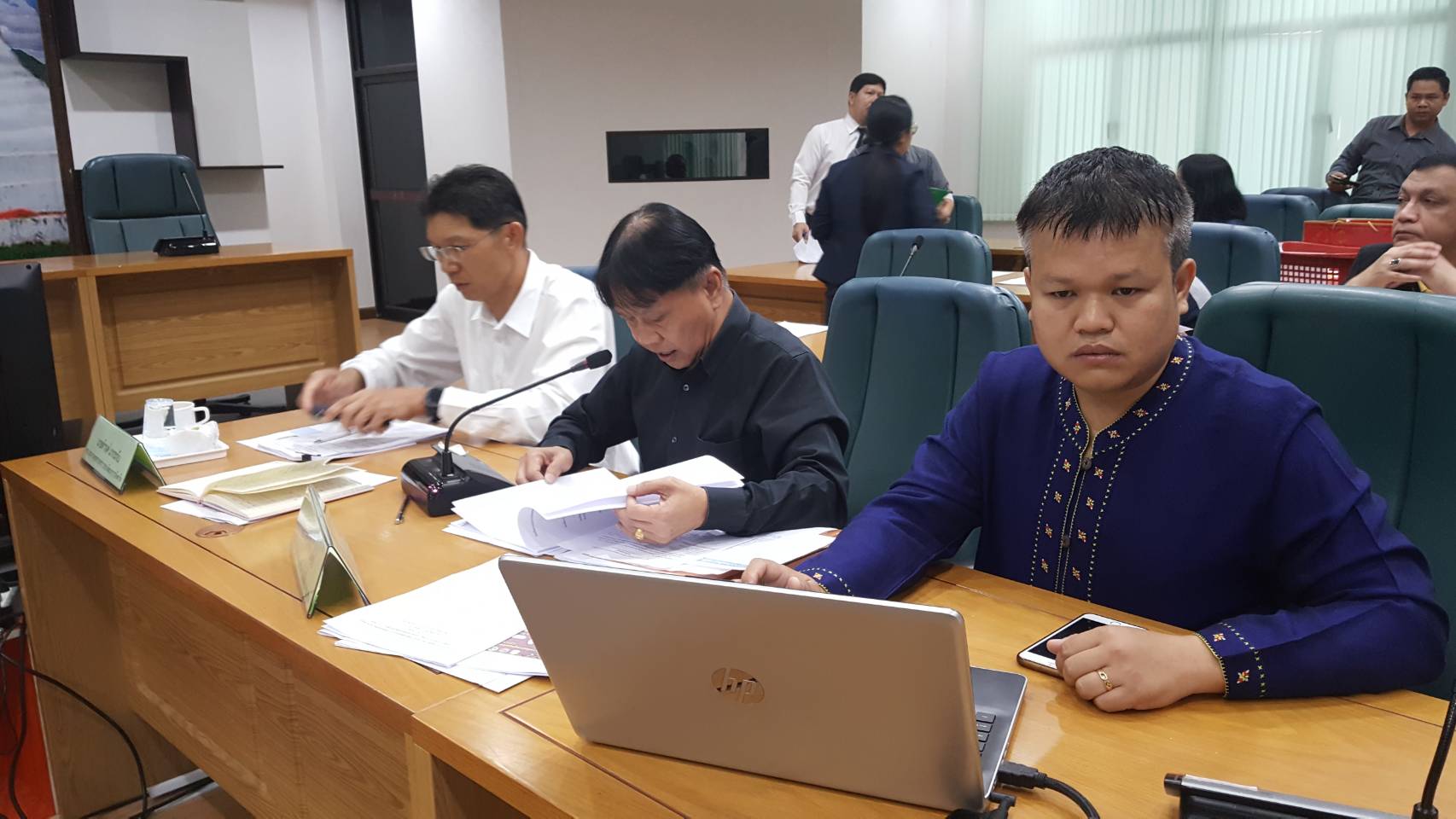 CDD@KAN>>>พช.กาญจน์ประชุมคณะอนุกรรมการหนึ่งตำบล หนึ่งผลิตภัณฑ์ (นตผ.) จังหวัด พิจารณาระดับหมู่บ้านนวัตวิถี