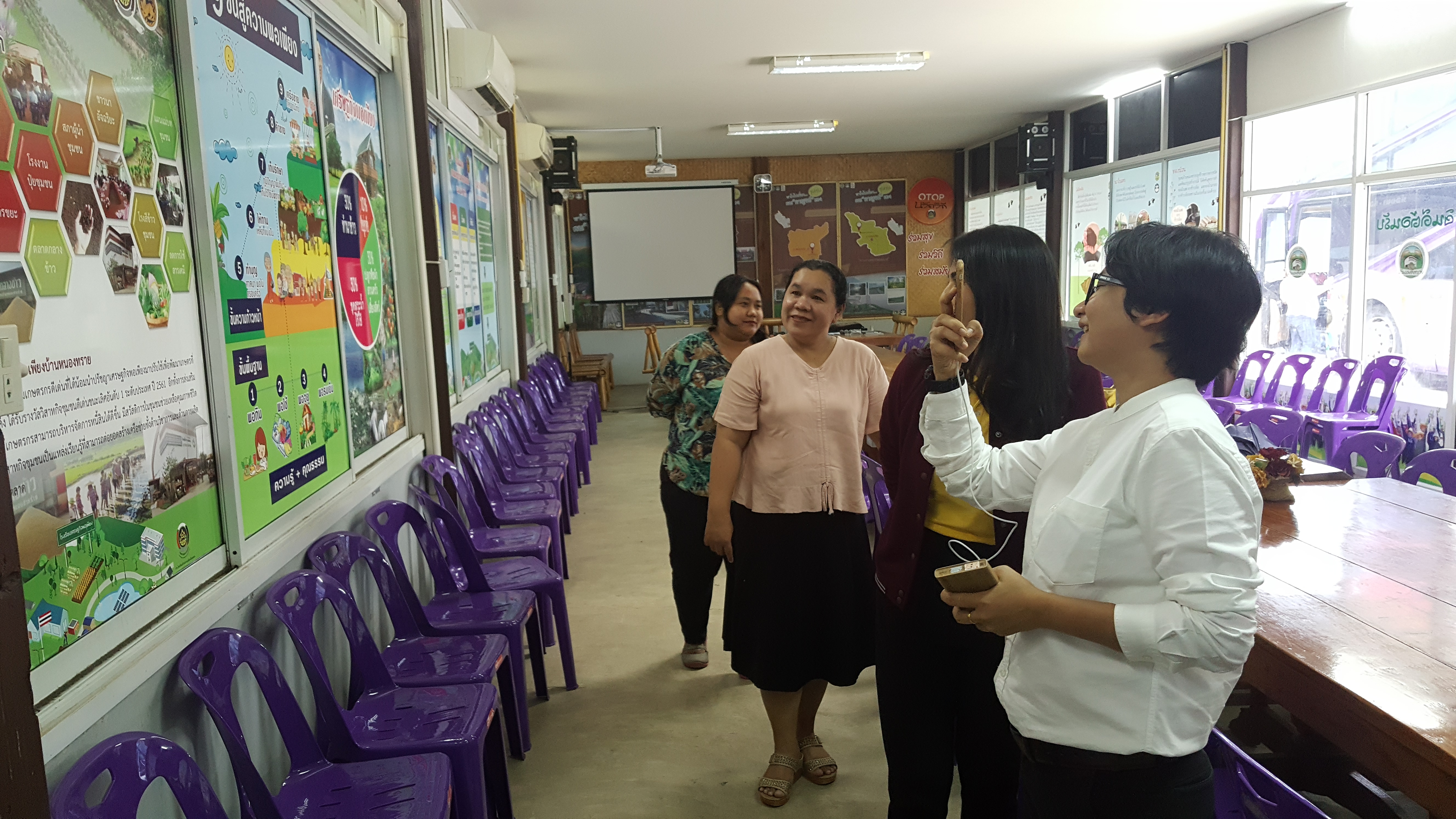 CDD@KAN>>>สำนักงานเสริมสร้างความเข้มแข็งชุมชน กรมการพัฒนาชุมชน ลงพื้นที่ติดตามโรงเรียนเศรษฐกิจพอเพียงบ้านหนองทราย
