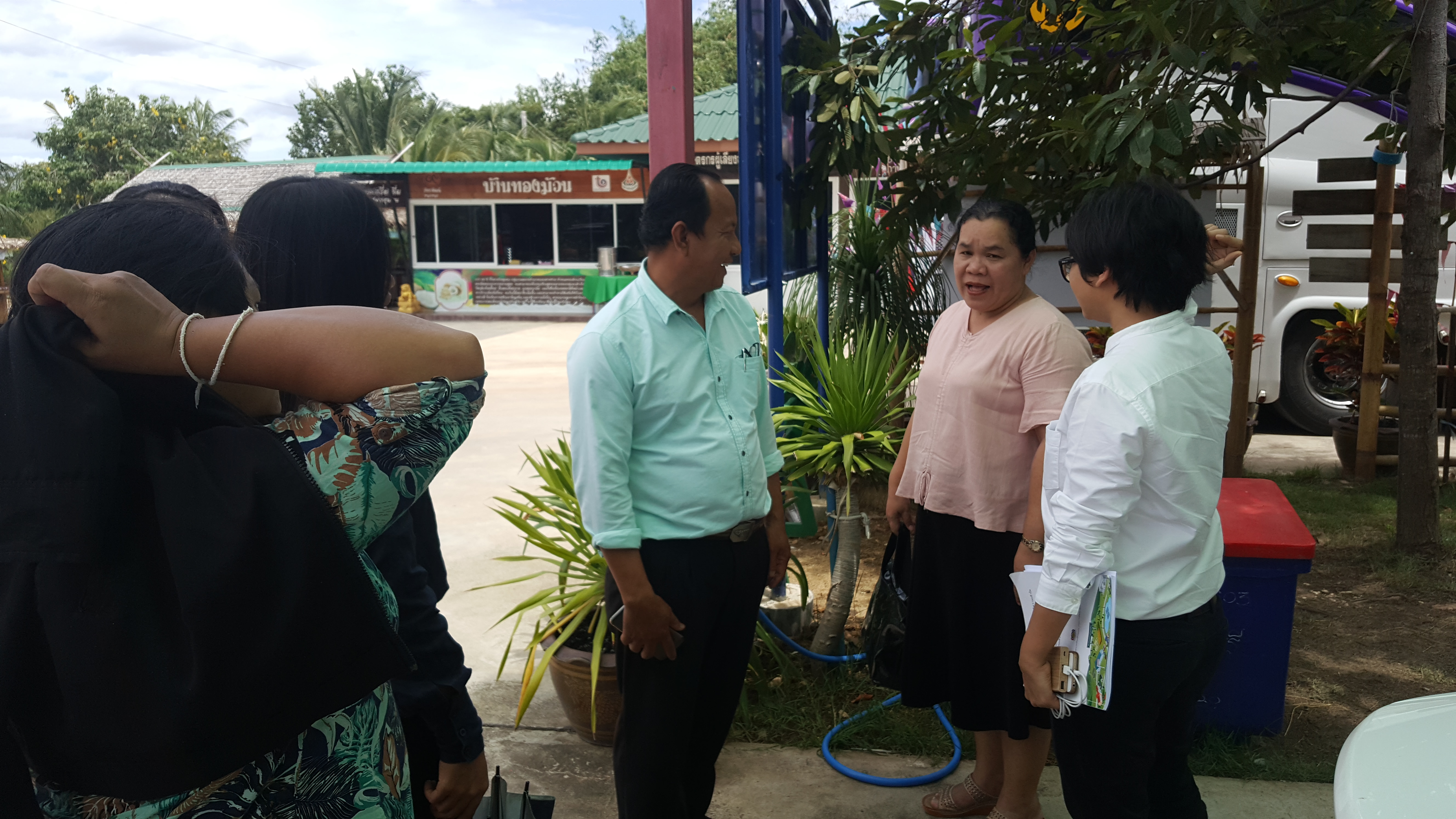 CDD@KAN>>>สำนักงานเสริมสร้างความเข้มแข็งชุมชน กรมการพัฒนาชุมชน ลงพื้นที่ติดตามโรงเรียนเศรษฐกิจพอเพียงบ้านหนองทราย