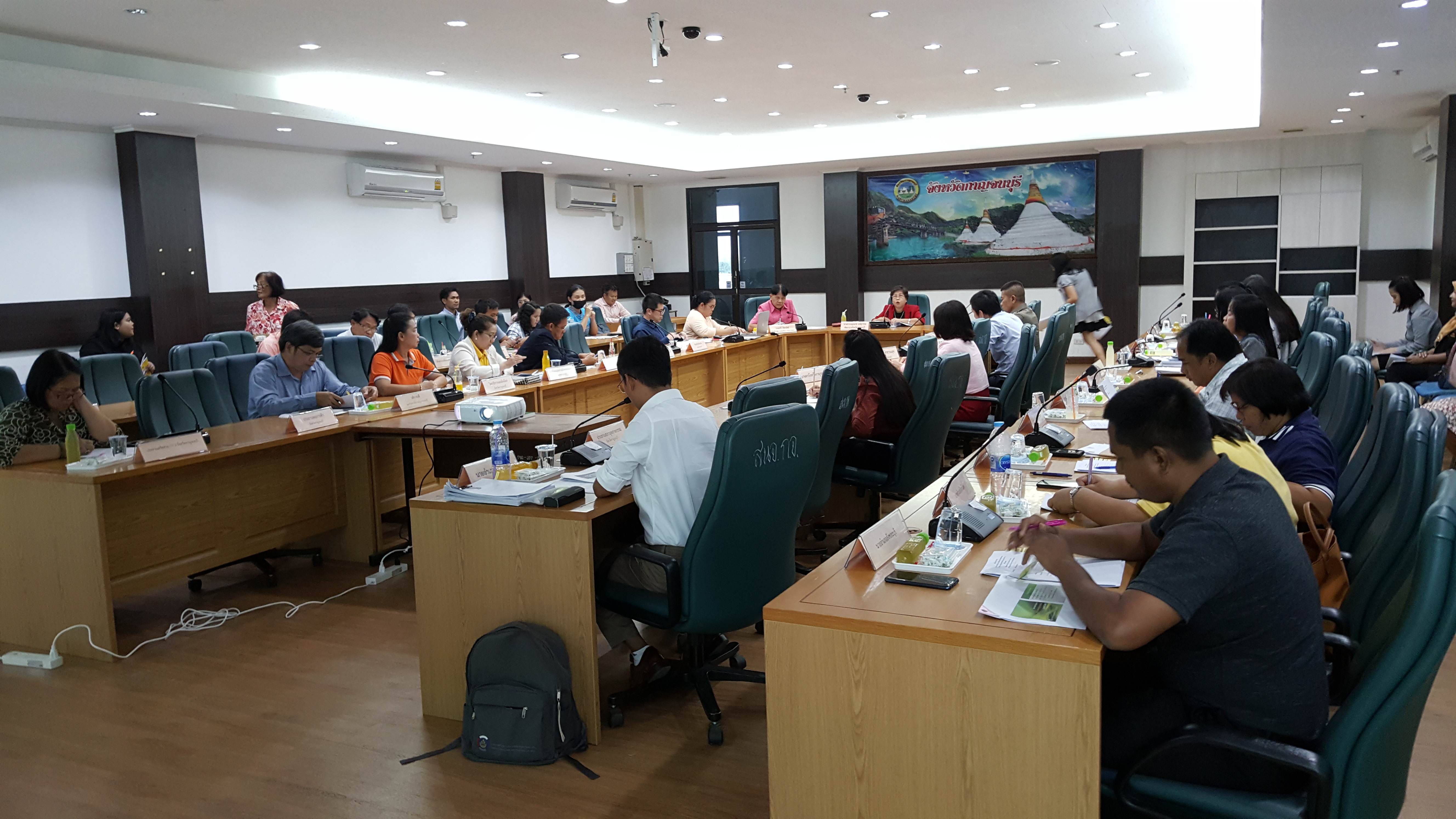 CDD@KAN>>>ประชุมคณะกรรมการศูนย์อำนวยการขจัดความยากจนและพัฒนาชนบท ตามปรัชญาเศรษฐกิจพอเพียงจังหวัดกาญจนบุรี (ศจพ.จ.กจ.) ครั้งที่ 2/2562