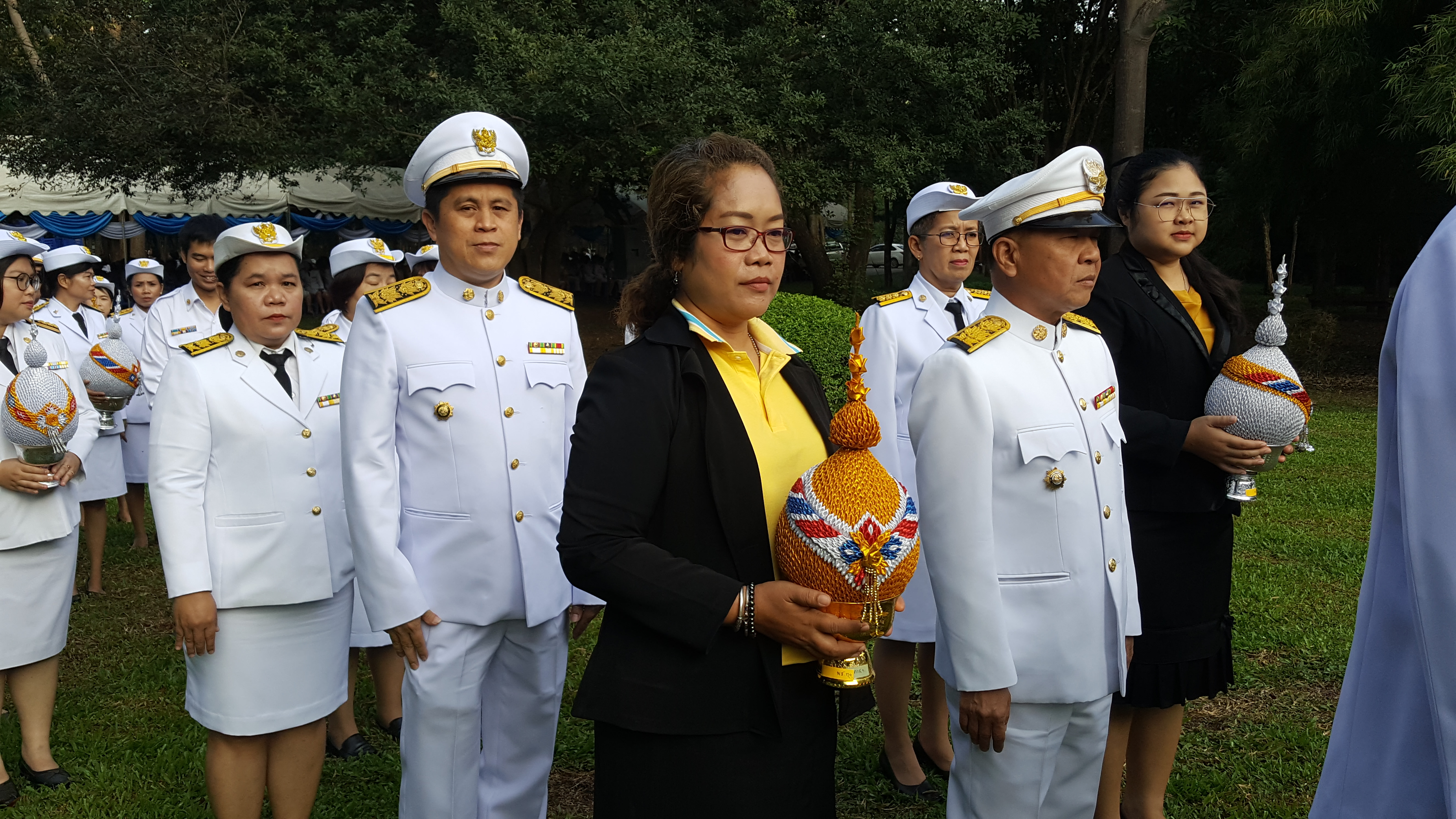 CDD@KAN>>>พัฒนาชุมชนกาญจนบุรี ร่วมพิธีถวายราชสักการะเนื่องในวันคล้ายวันพระราชสมภพของสมเด็จพระศรีนครินทราบรมราชชนนี