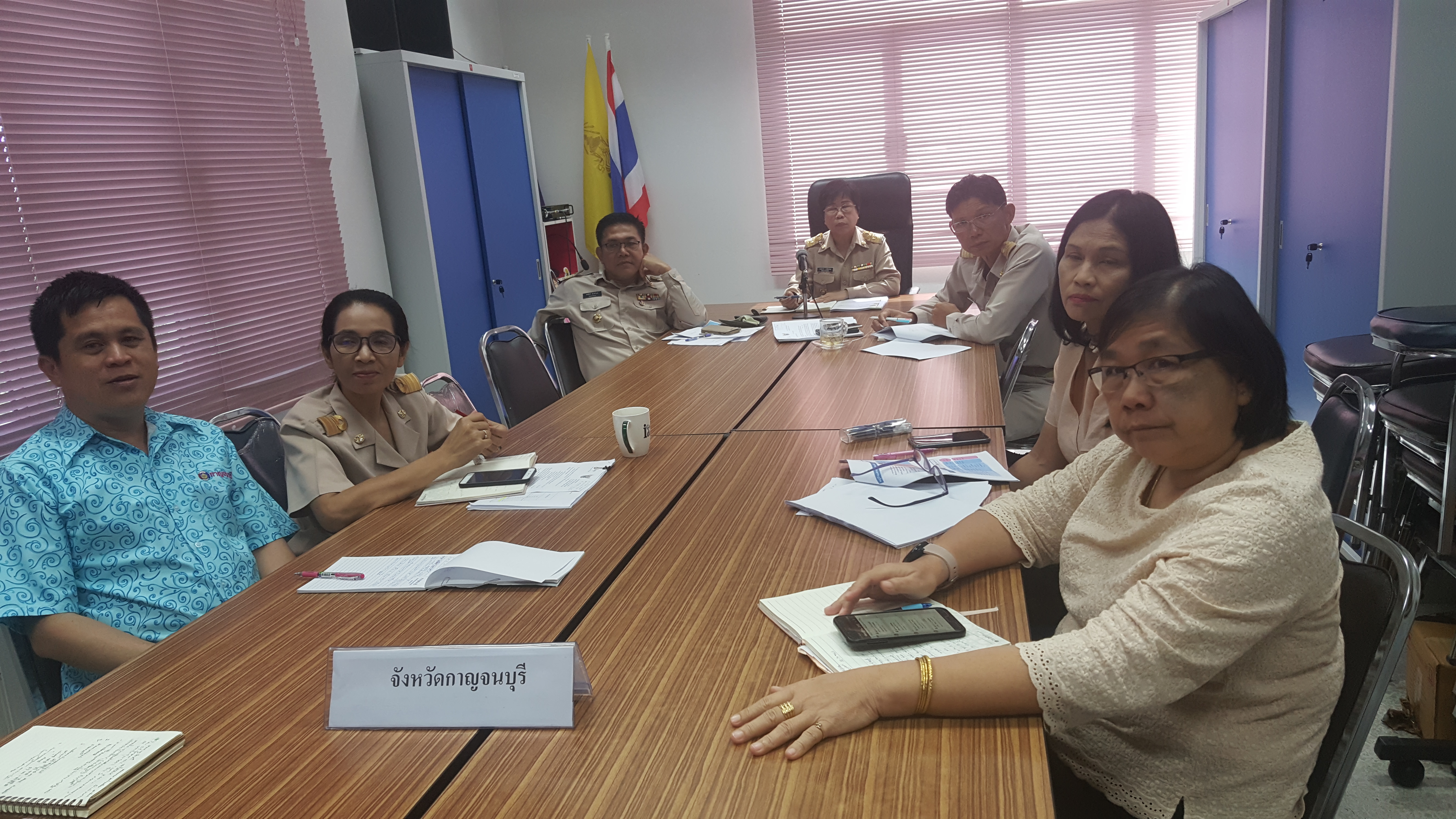 CDD@KAN>>>พัฒนาชุมชนกาญจนบุรี ร่วมรับฟังการประชุม Morning Brief