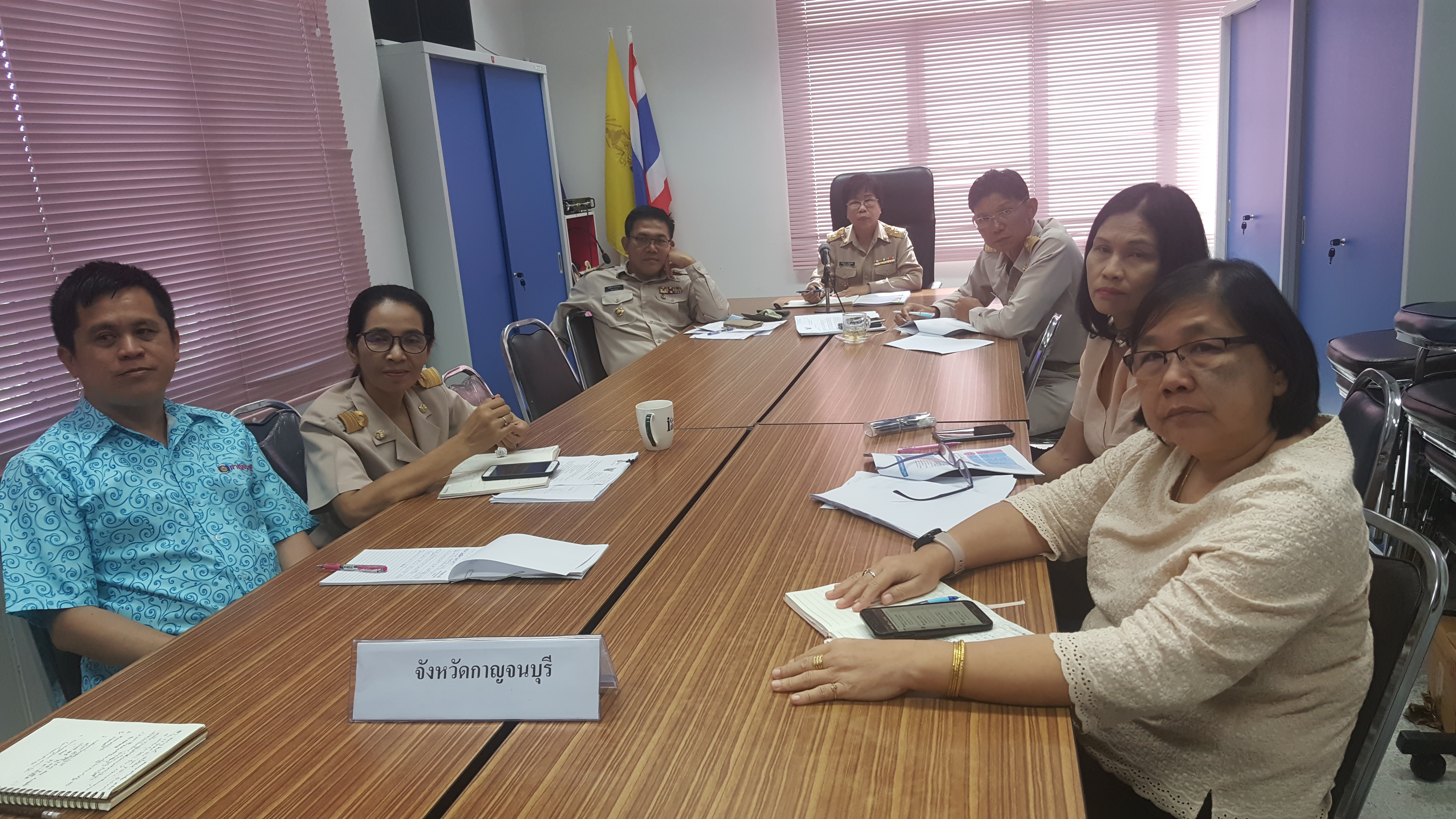 CDD@KAN>>>พัฒนาชุมชนกาญจนบุรี ร่วมรับฟังการประชุม Morning Brief