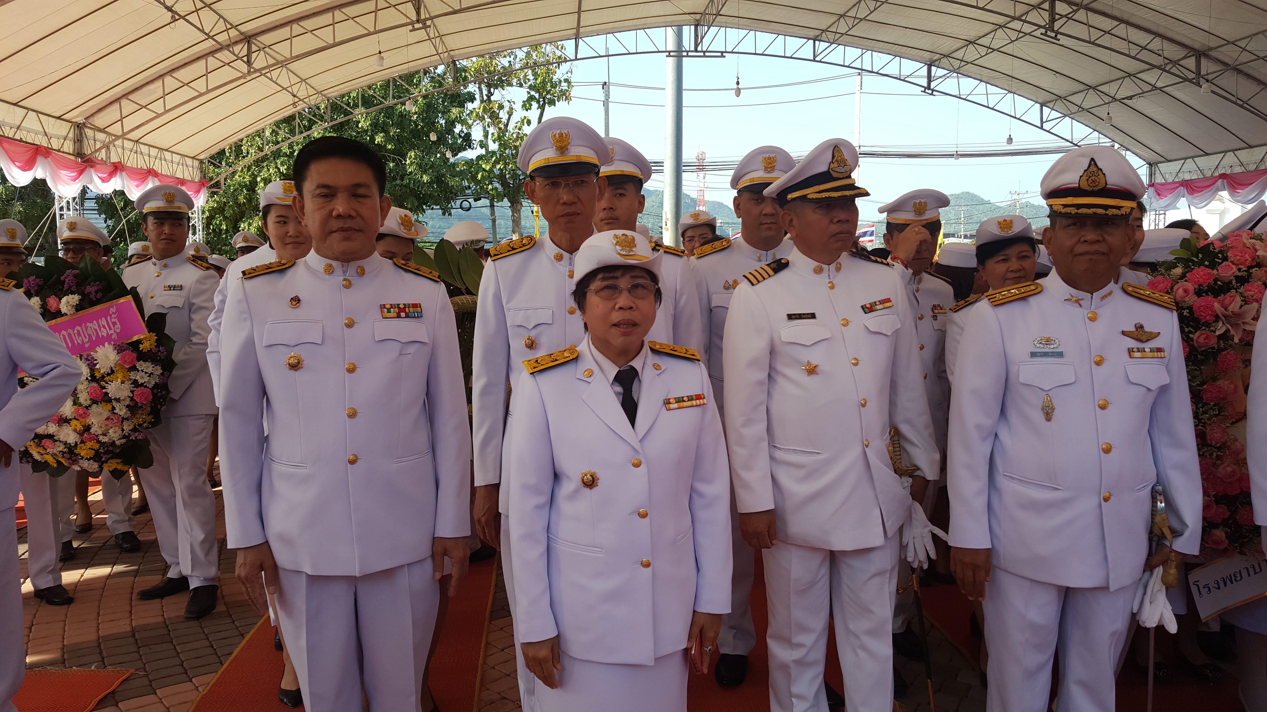 CDD@KAN>>>พัฒนาชุมชนกาญจน์ ร่วมพิธีเนื่องในวันปิยมหาราช