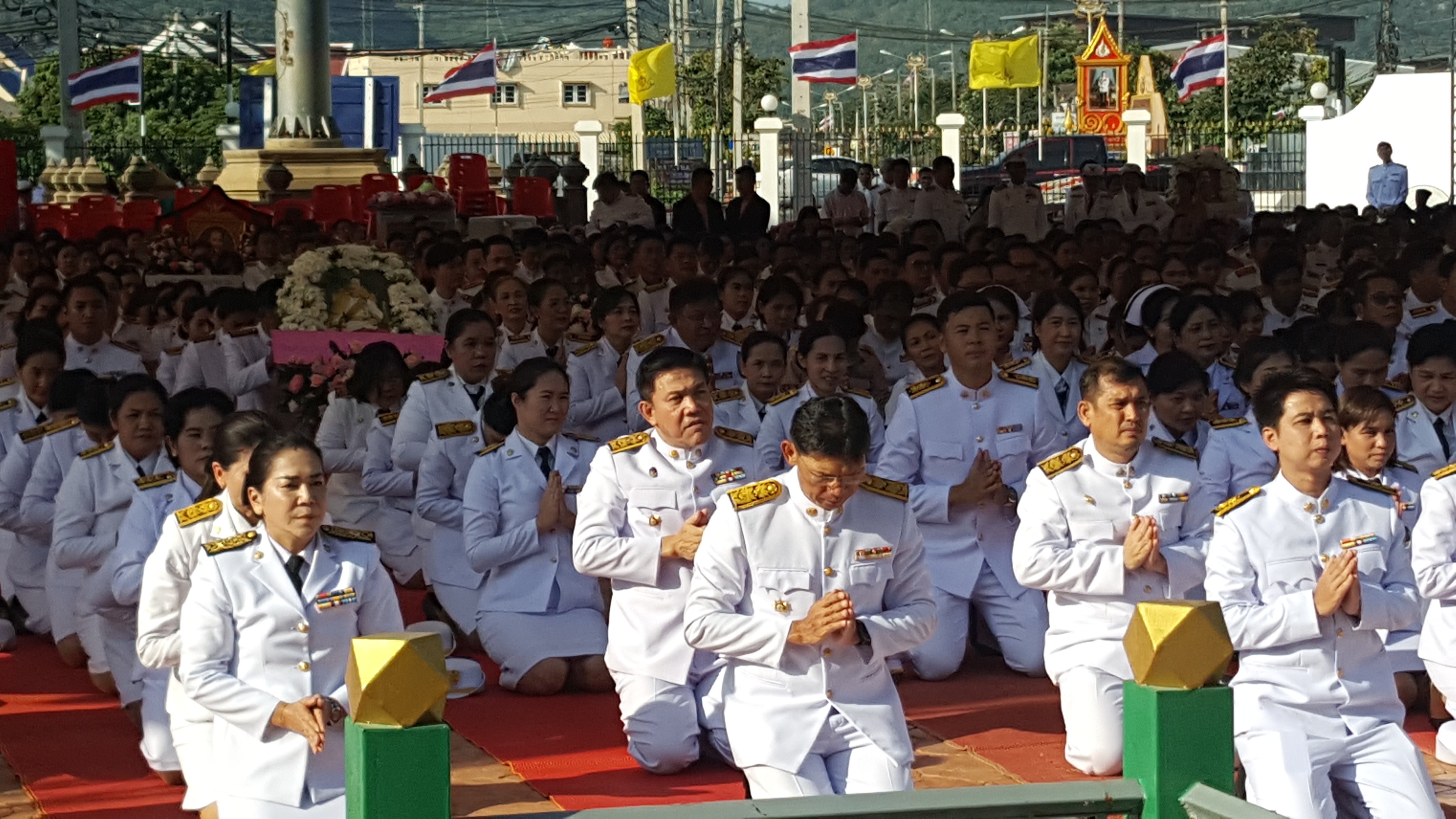 CDD@KAN>>>พัฒนาชุมชนกาญจน์ ร่วมพิธีเนื่องในวันปิยมหาราช
