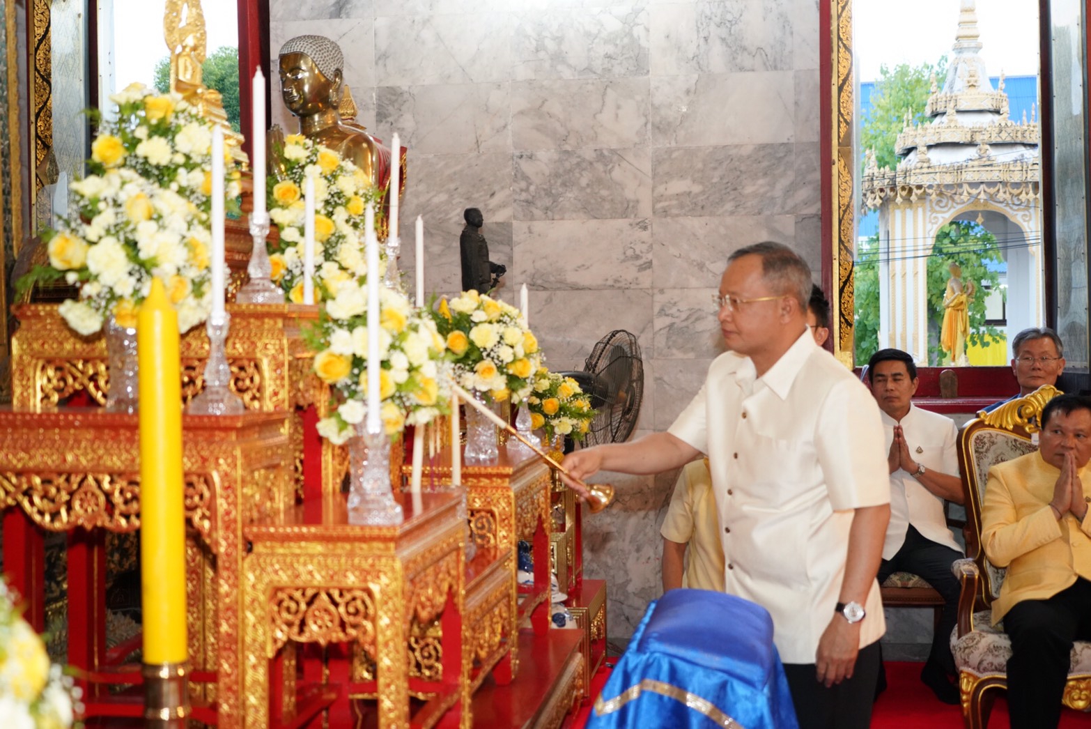 CDD@KAN>>>พัฒนาชุมชนกาญจนบุรี ร่วมพิธีสมโภชองค์พระกฐินพระราชทาน ปี 2562
