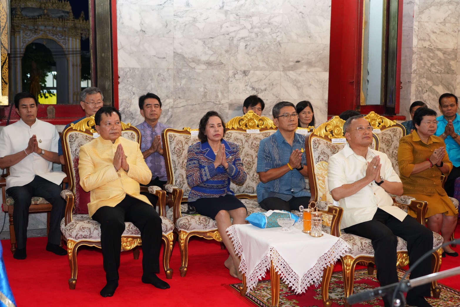 CDD@KAN>>>พัฒนาชุมชนกาญจนบุรี ร่วมพิธีสมโภชองค์พระกฐินพระราชทาน ปี 2562