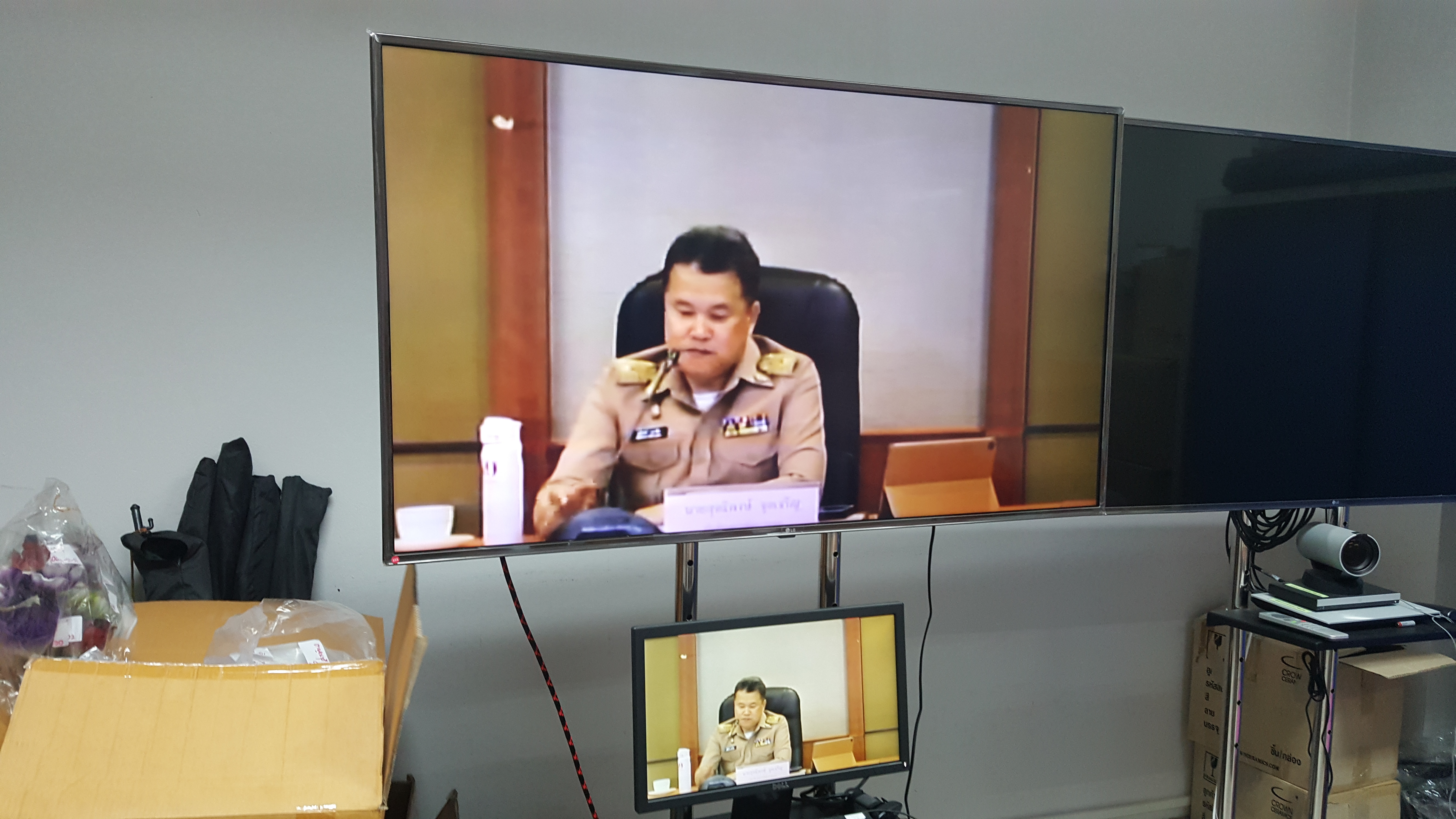 CDD@KAN>>> พัฒนาชุมชนกาญจนบุรี ร่วมรับฟังการประชุมกรมการพัฒนาชุมชนประจำเดือนพฤศจิกายน 62