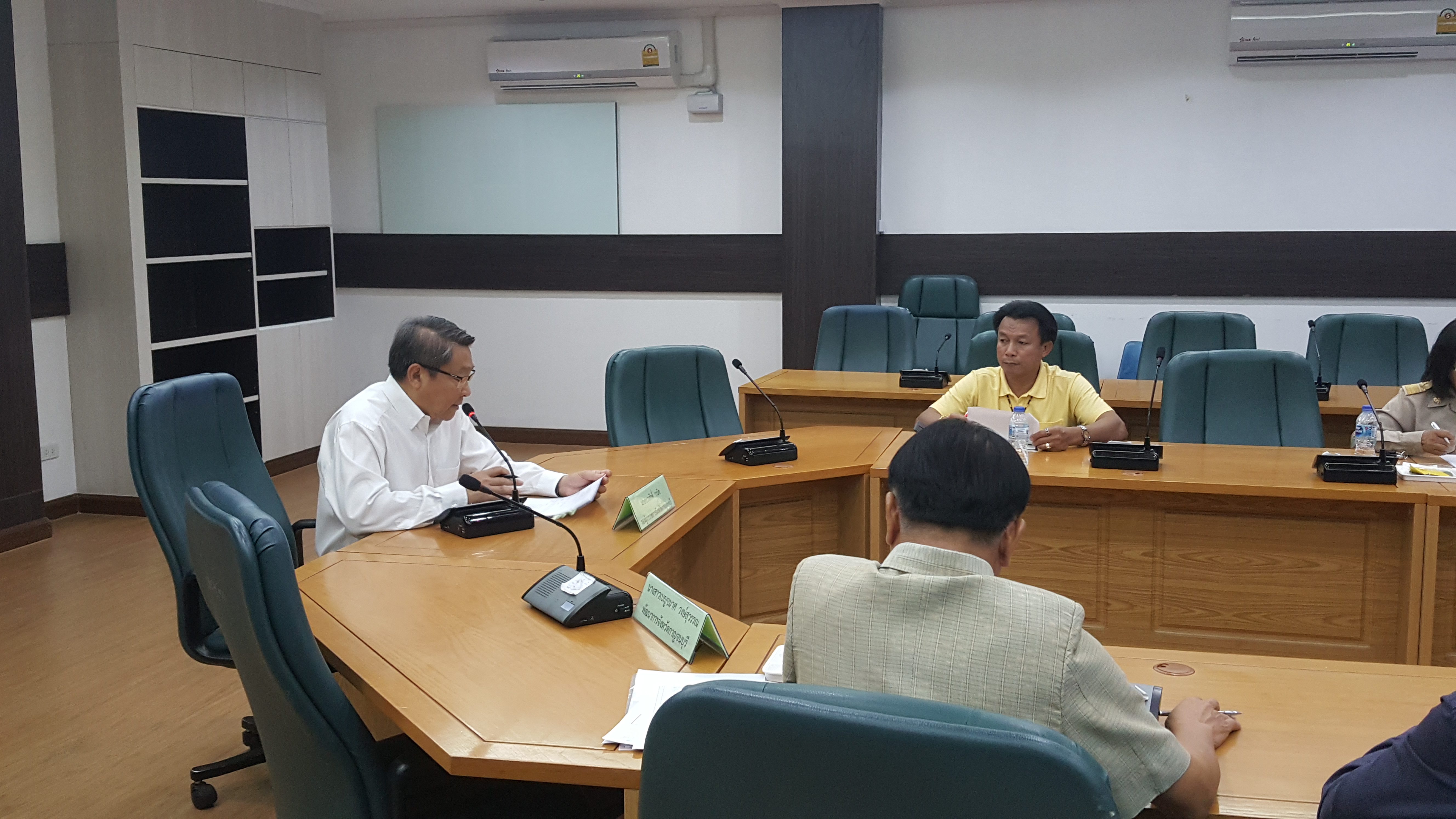 CDD@KAN>>>การประชุมคณะทำงานรับผิดชอบและสนับสนุนการจัดกิจกรรมบริเวณเวทีกลาง ในงานสัปดาห์สะพานข้ามแม่น้ำแควและงานกาชาดจังหวัดกาญจนบุรี