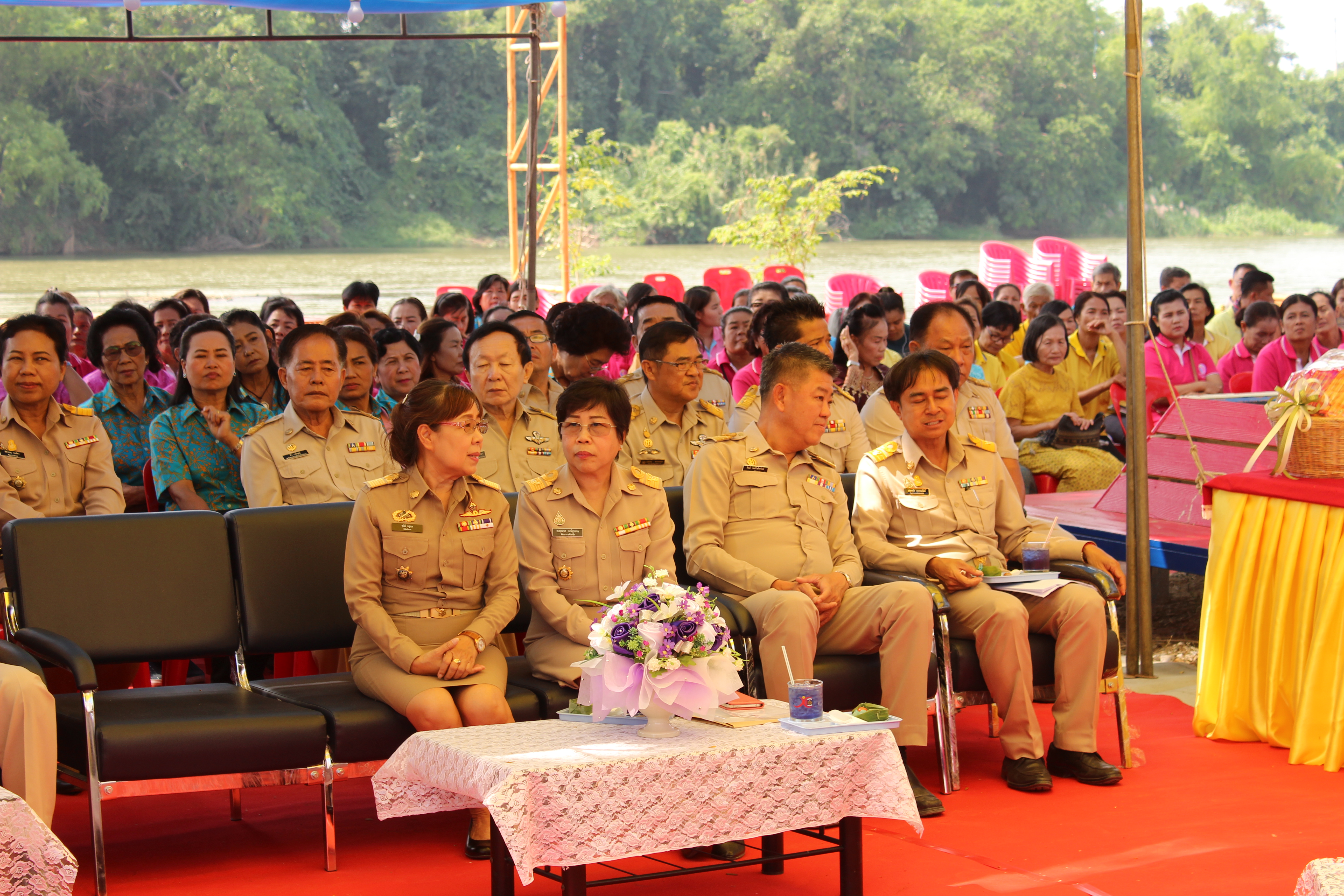 CDD@KAN>>>พัฒนาชุมชนกาญจนบุรีร่วมต้อนรับนายทรงศักดิ์ ทองศรี รัฐมนตรีช่วยว่าการกระทรวงมหาดไทย