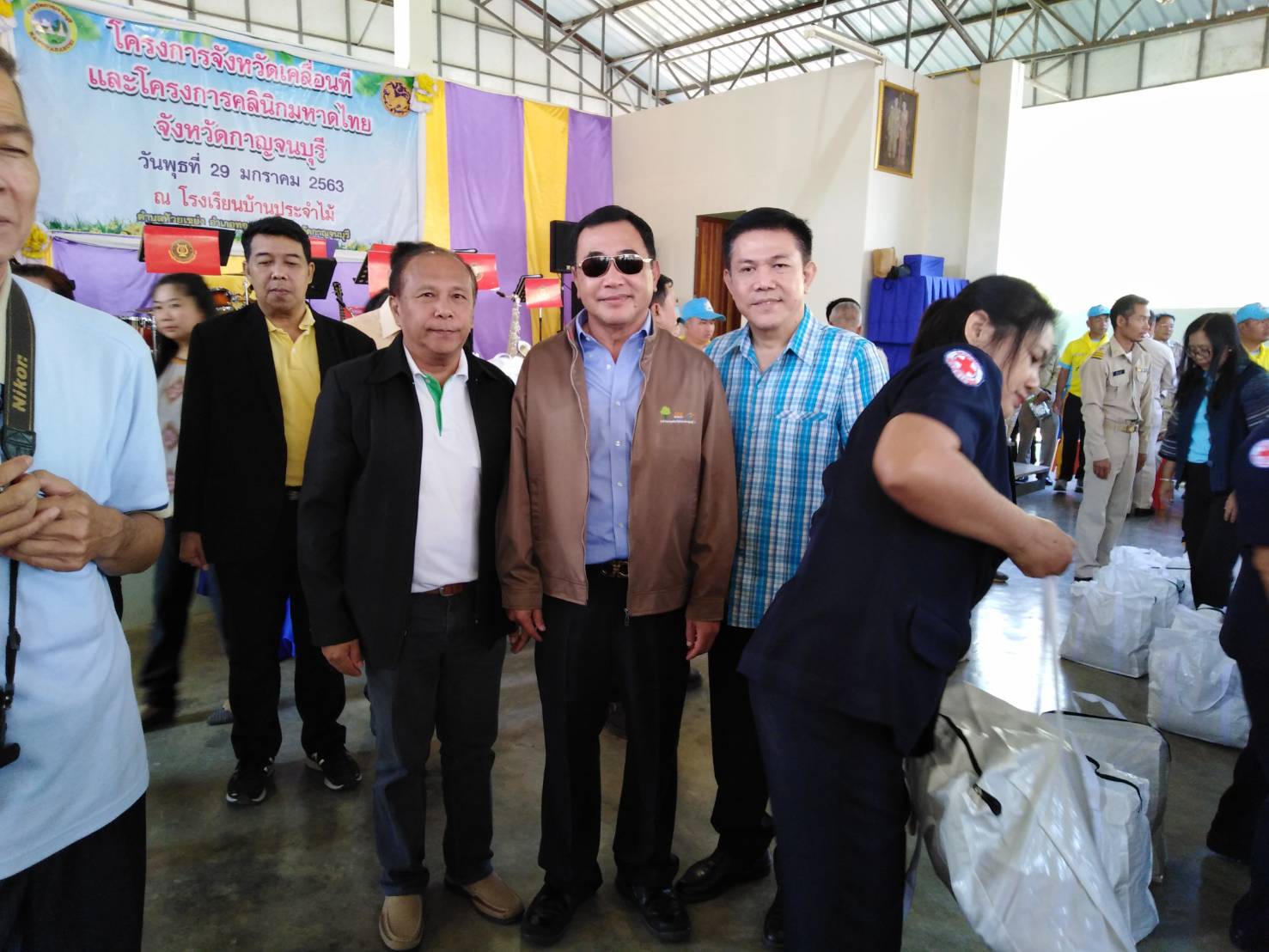CDD@KAN>>>พช.กาญจน์ร่วมโครงการจังหวัดเคลื่อนที่และโครงการคลินิกมหาดไทย ประจำเดือนมกราคม 63