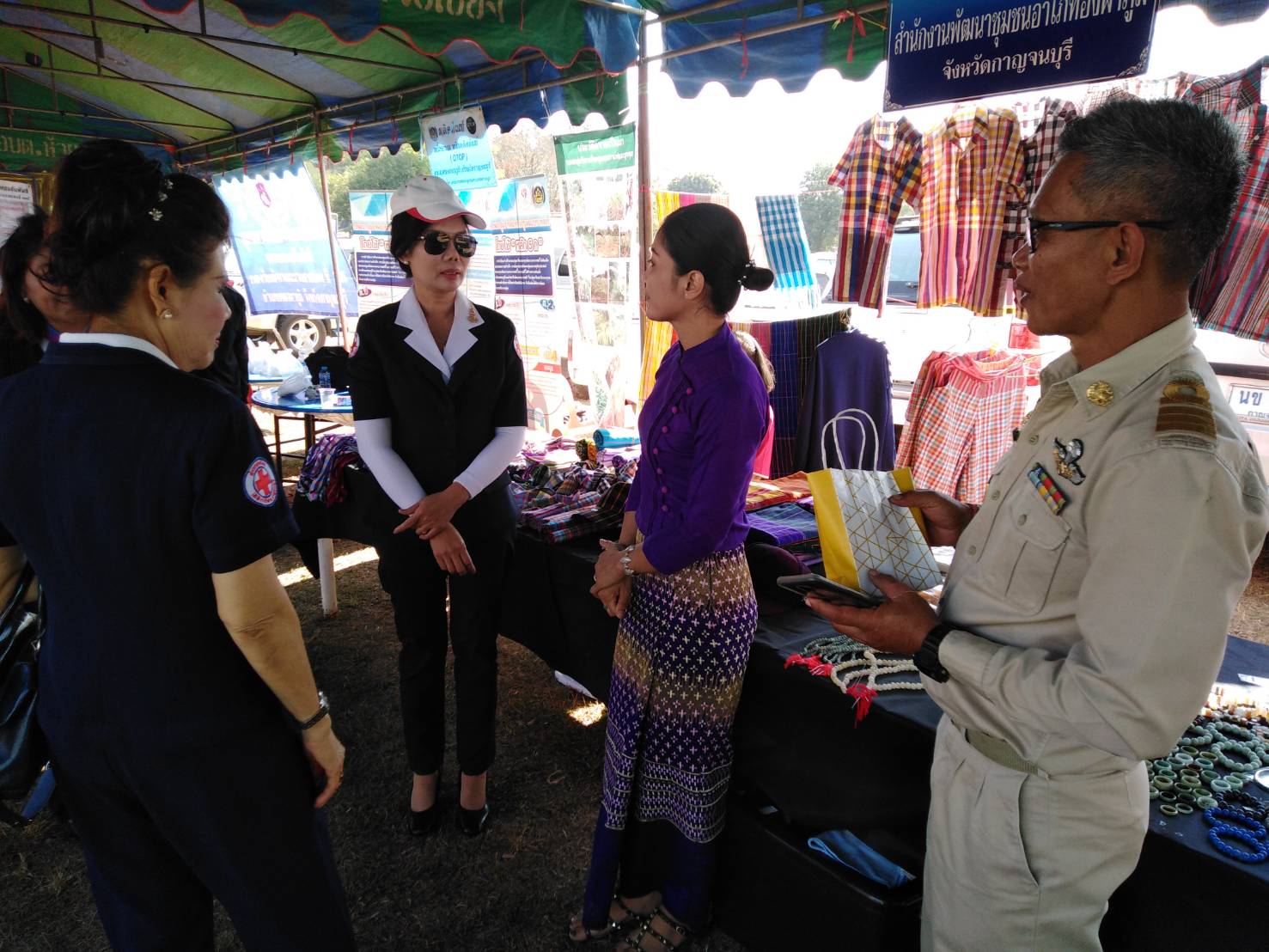 CDD@KAN>>>พช.กาญจน์ร่วมโครงการจังหวัดเคลื่อนที่และโครงการคลินิกมหาดไทย ประจำเดือนมกราคม 63