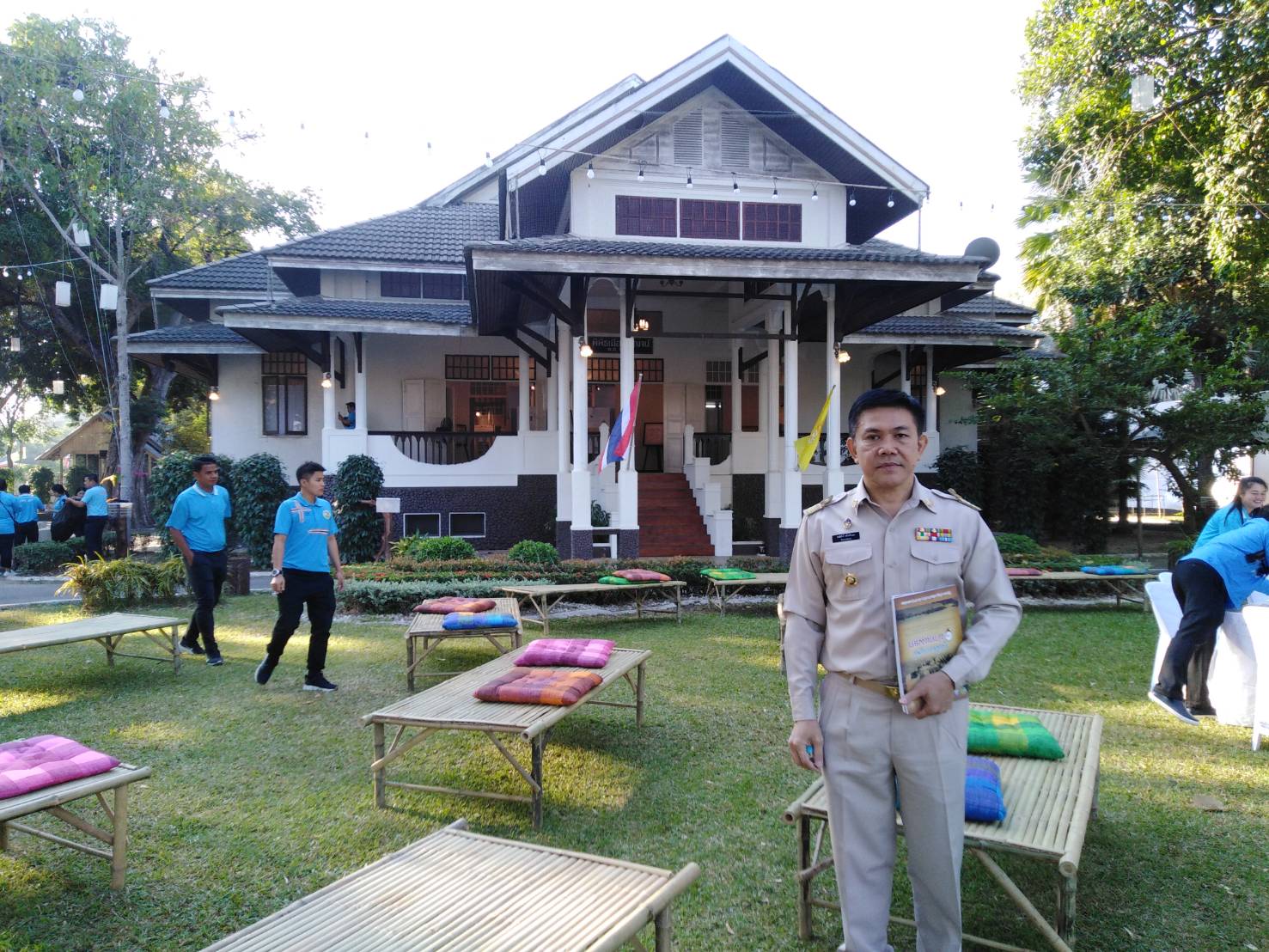 CDD@KAN>>>พัฒนาชุมชนกาญจน์ร่วมงานสันทนาการยามเช้า