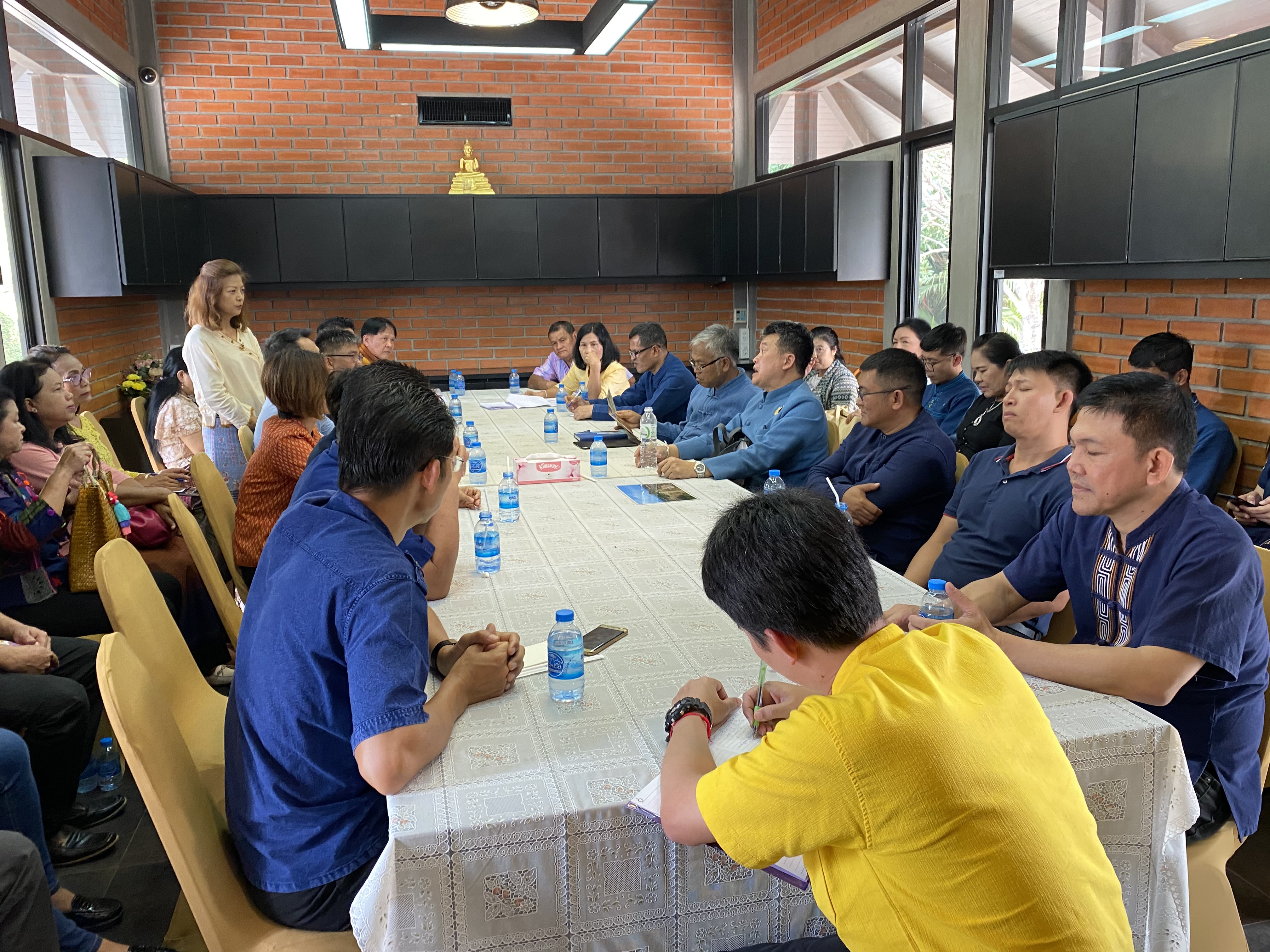 CDD@KAN>>> พช.กาญจน์เตรียมพัฒนาบริเวณพระพุทธเมตตาประชาไทยไตรโลกนาถคันธารราฐอนุสรณ์รับการท่องเที่ยวแบบใหม่