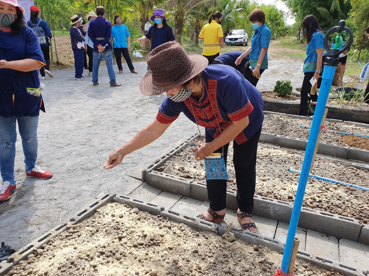CDD@KAN>>>สตรีกาญจน์ Kick Off โครงการสตรีแบ่งปันรัก ปลูกพืชผักปลอดภัย พร้อมกันทุกพื้นที่
