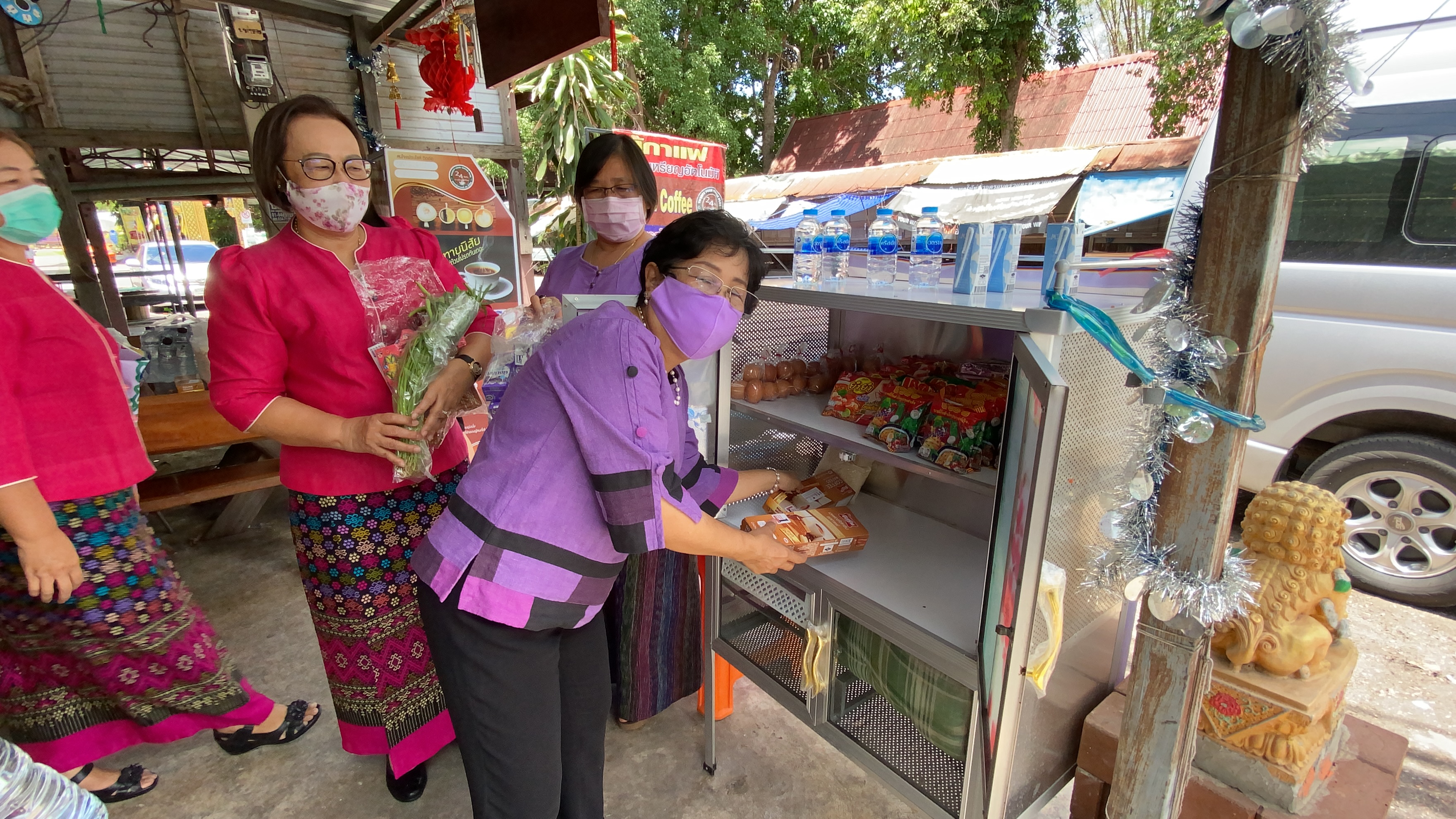 CDD@KAN>>>สตรีเมืองกาญจน์ “ปันรัก ปันสุข” ส่งต่อความมั่นคงทางอาหารสู้โควิด-19