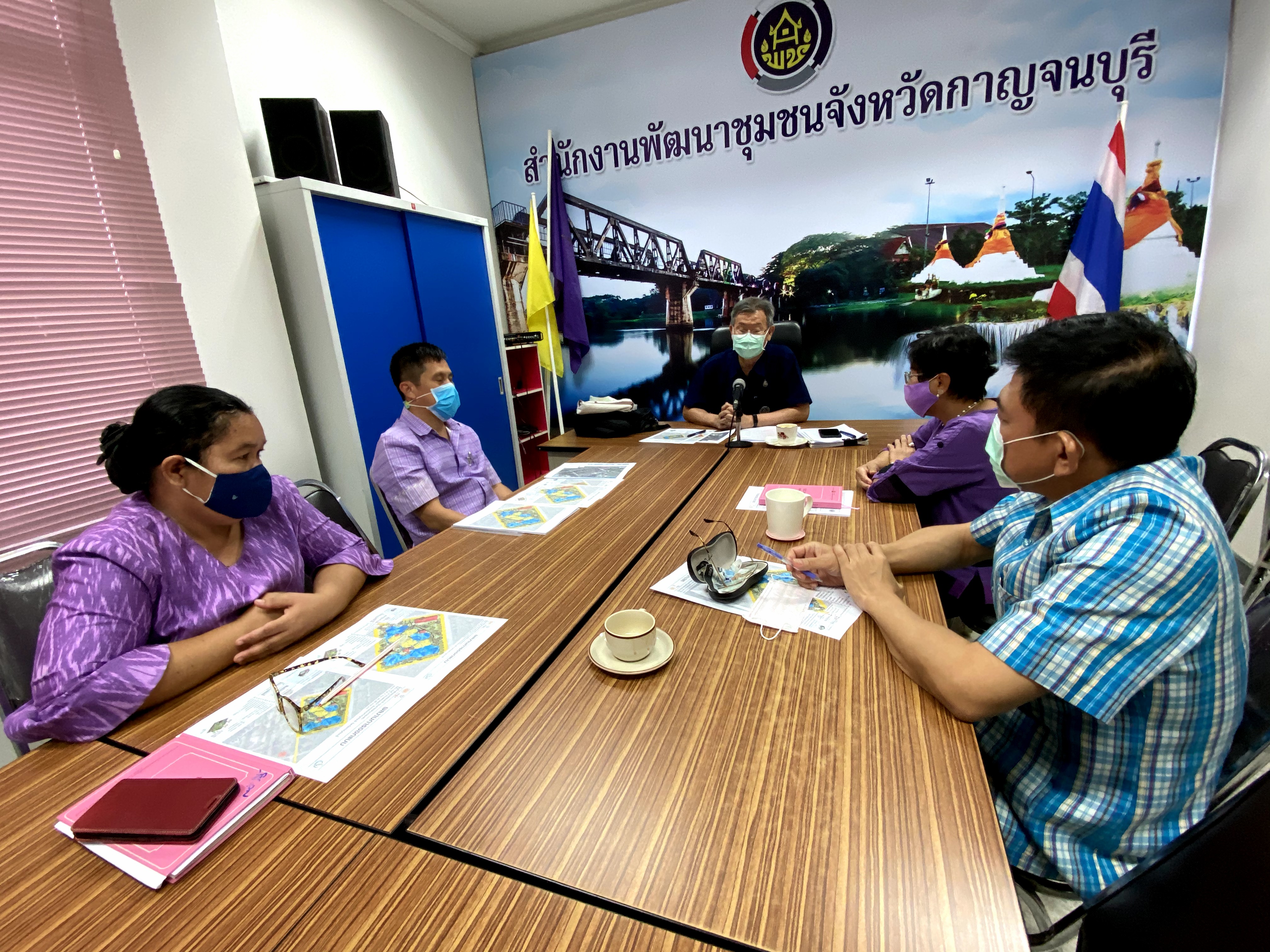 CDD@KAN>>>ผู้ตรวจราชการกรมฯ ลงพื้นที่ติดตามงานและโคก หนอง นา โมเดล