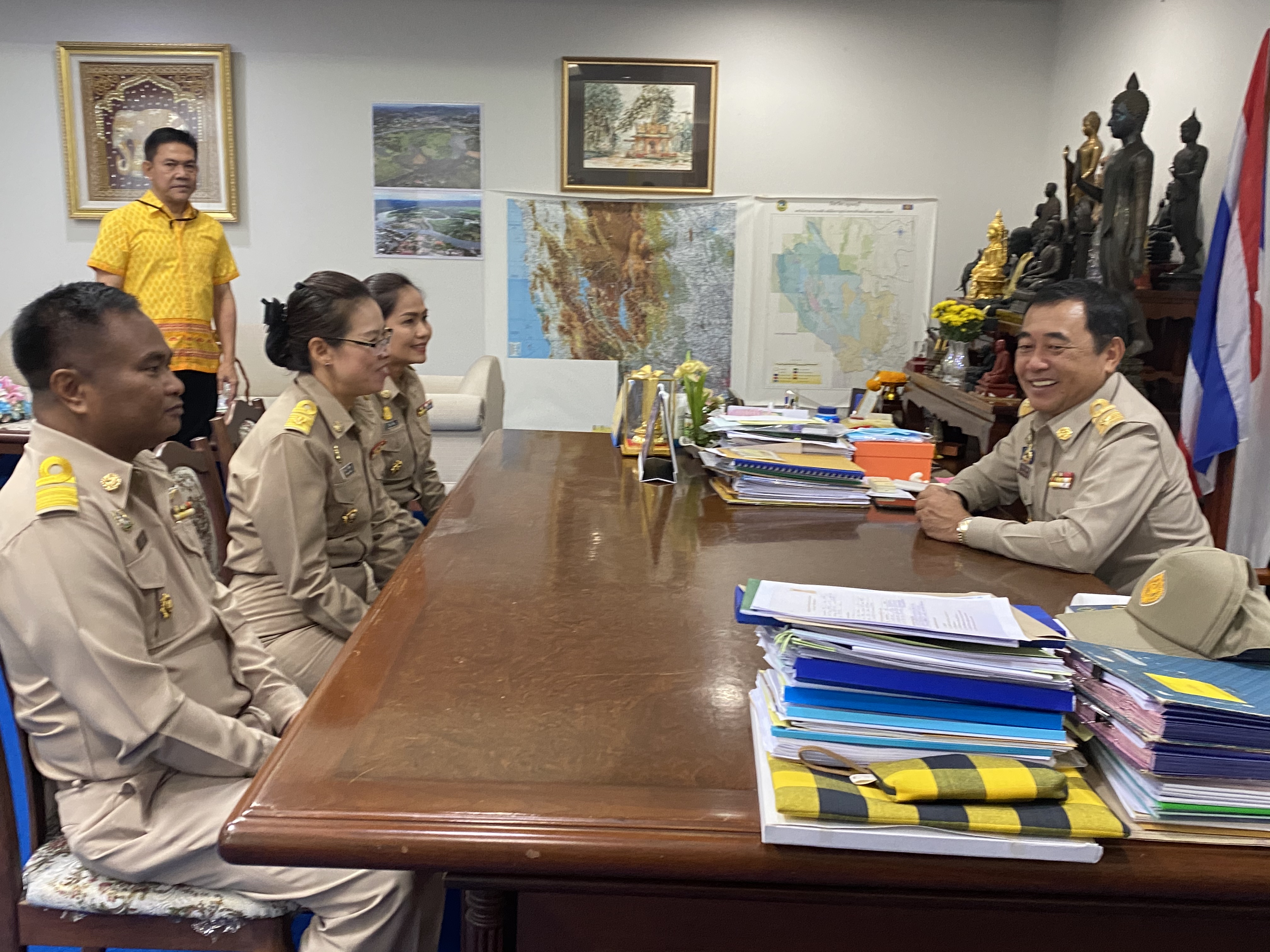 CDD@KAN>>>พช.กาญจน์ ต้อนรับพัฒนาการจังหวัดคนใหม่
