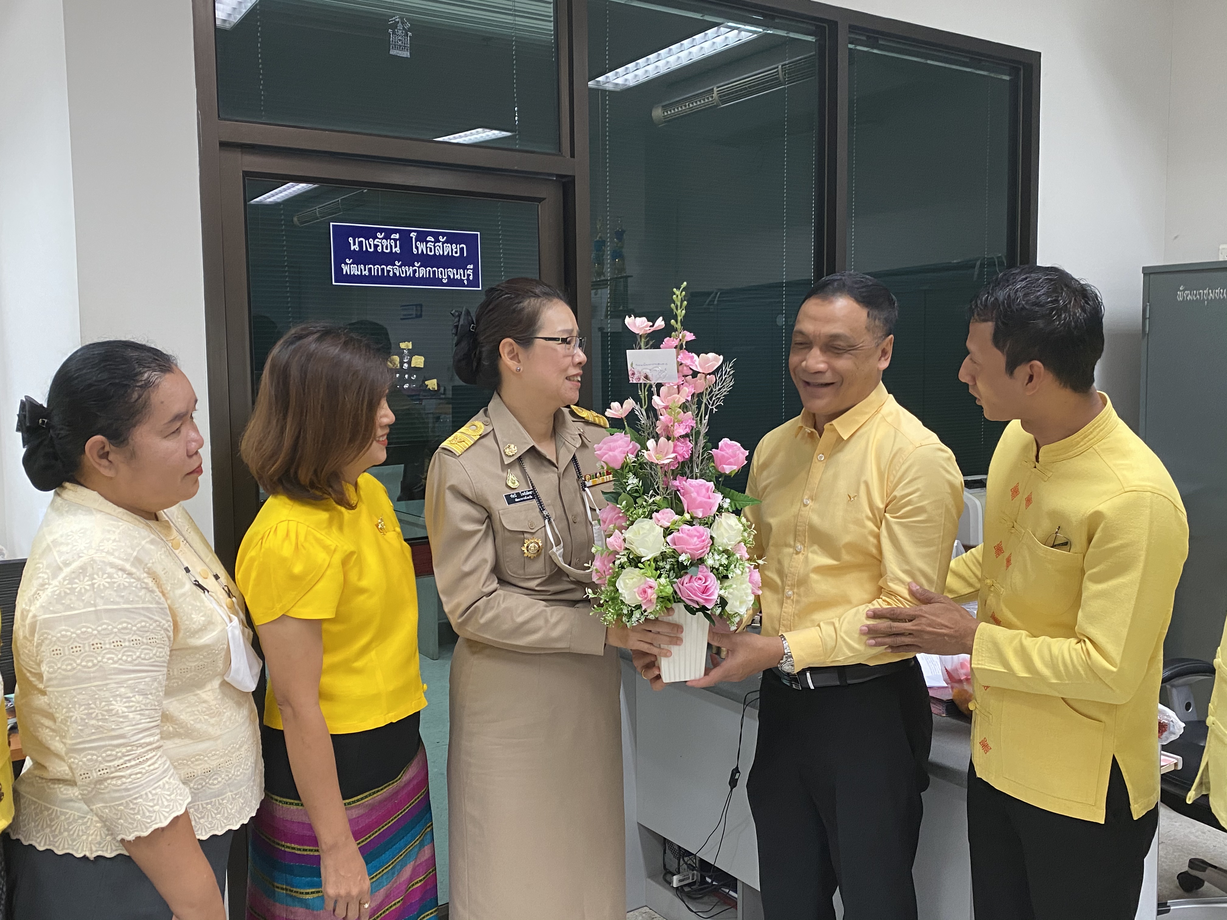CDD@KAN>>>พช.กาญจน์ ต้อนรับพัฒนาการจังหวัดคนใหม่