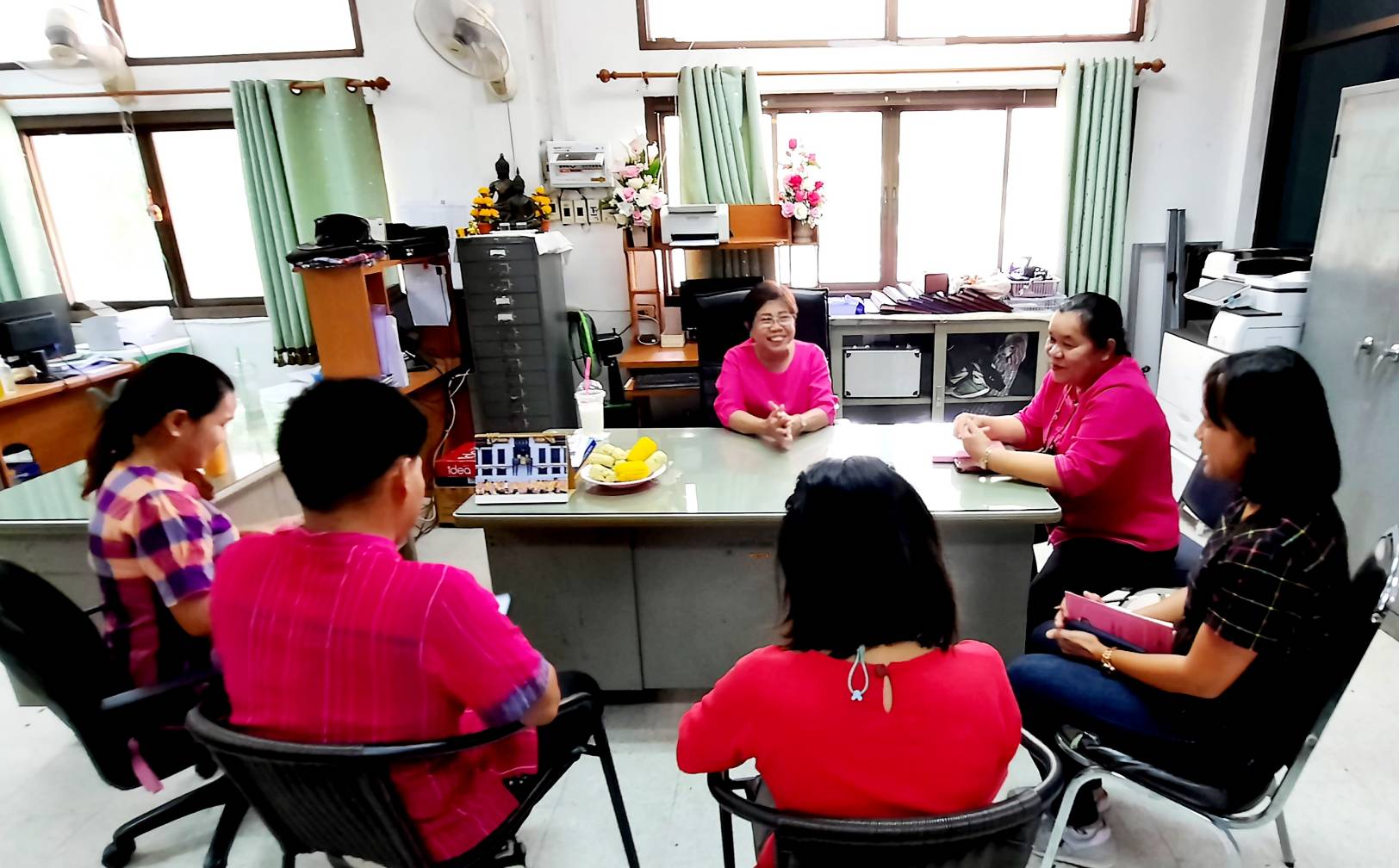 CDD@KAN>>> พัฒนาการจังหวัดลงพื้นที่ สพอ.เลาขวัญ ตรวจเยี่ยมให้กำลังใจ