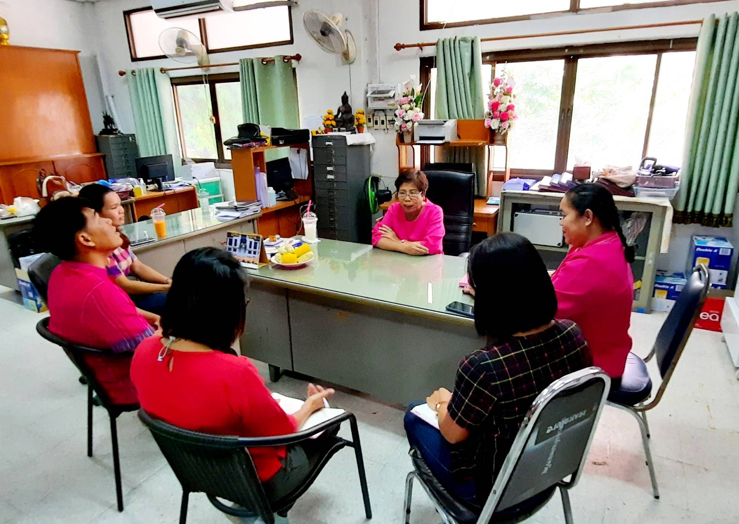 CDD@KAN>>> พัฒนาการจังหวัดลงพื้นที่ สพอ.เลาขวัญ ตรวจเยี่ยมให้กำลังใจ