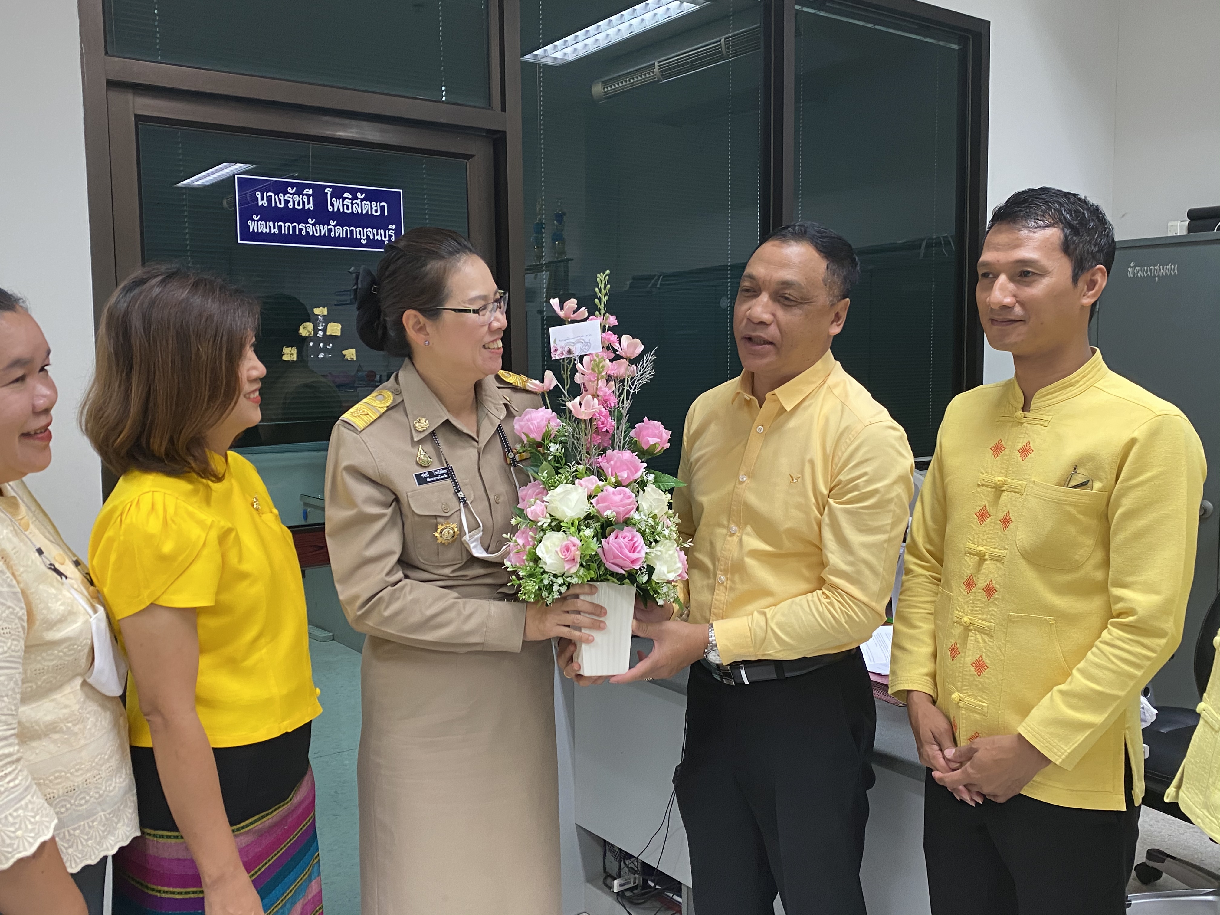 CDD@KAN>>>พช.กาญจน์ ต้อนรับพัฒนาการจังหวัดคนใหม่