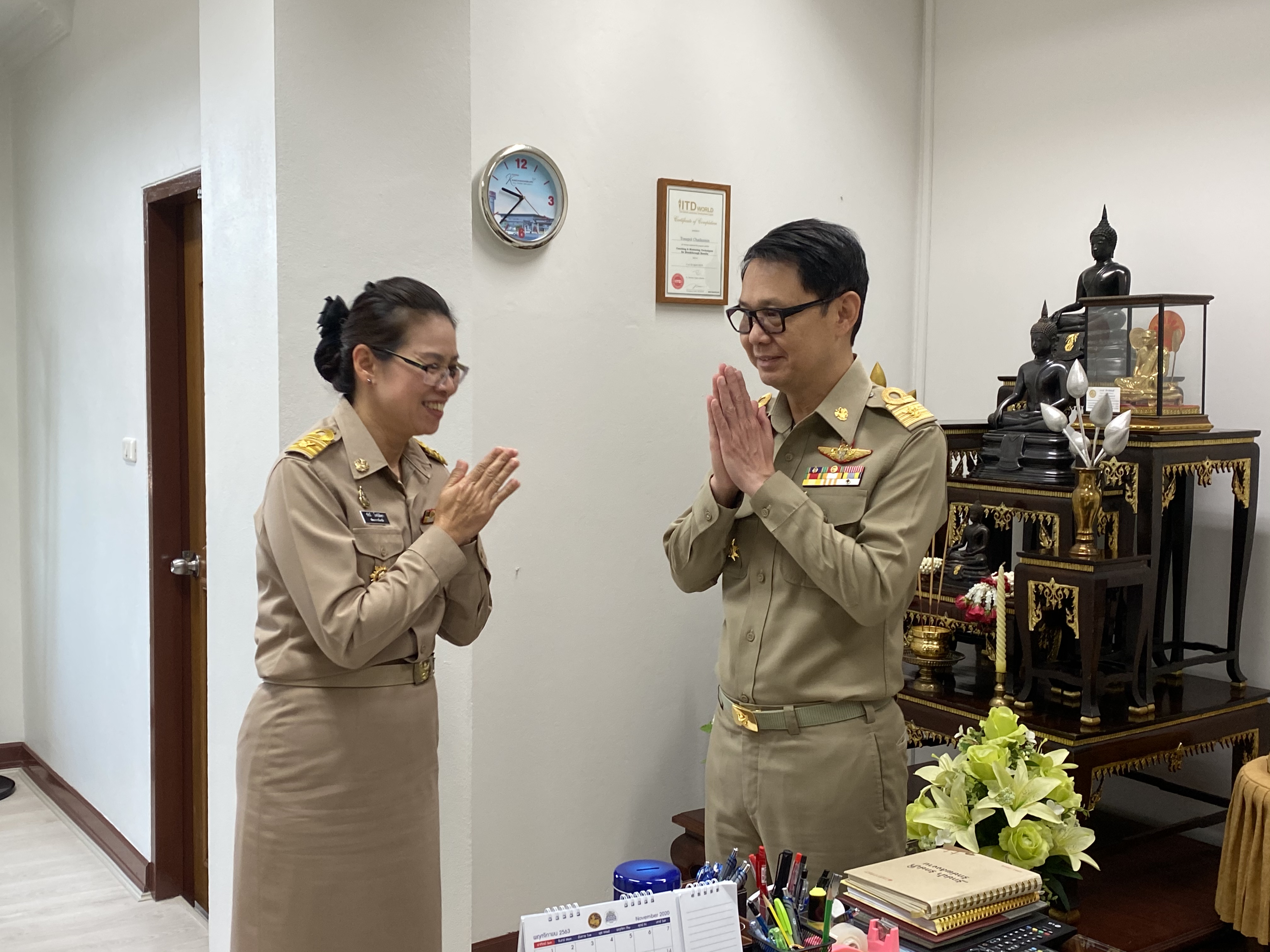 CDD@KAN>>>พช.กาญจน์ ต้อนรับพัฒนาการจังหวัดคนใหม่