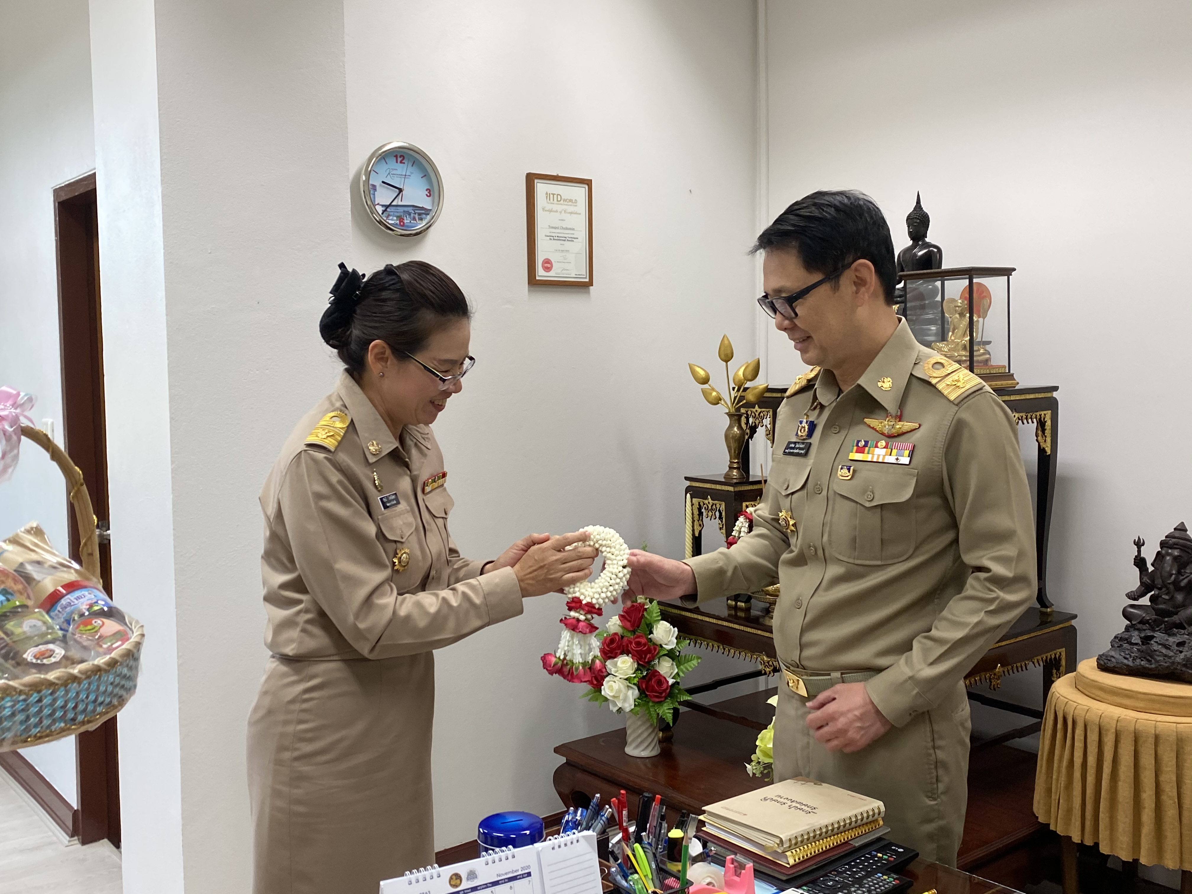 CDD@KAN>>>พช.กาญจน์ ต้อนรับพัฒนาการจังหวัดคนใหม่