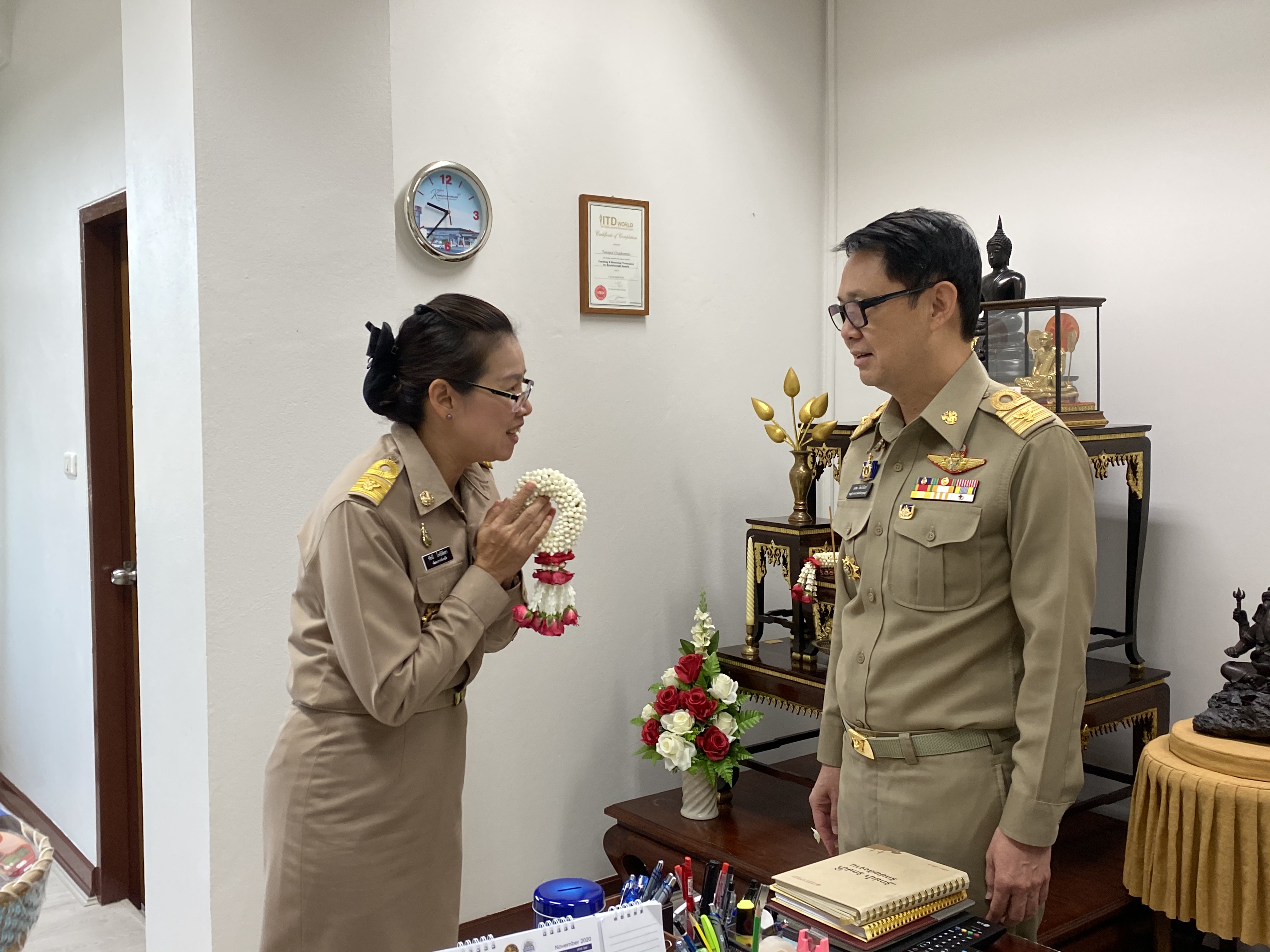 CDD@KAN>>>พช.กาญจน์ ต้อนรับพัฒนาการจังหวัดคนใหม่