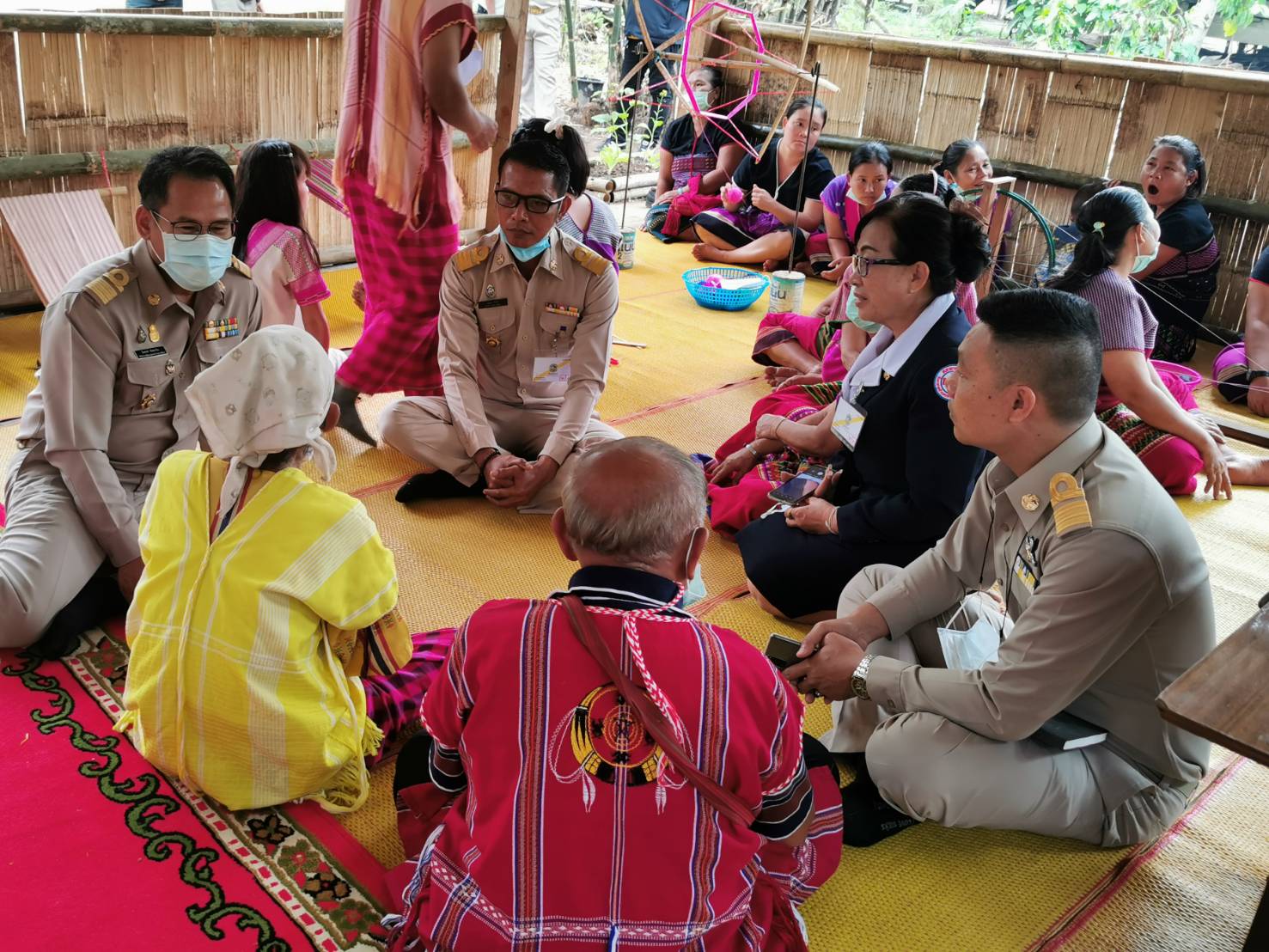 CDD@KAN>>>พัฒนาชุมชนกาญจนบุรี เข้าเฝ้ารับเสด็จสมเด็จพระเจ้าลูกเธอ เจ้าฟ้าพัชรกิติยาภาฯ และสมเด็จพระเจ้าลูกยาเธอ เจ้าฟ้าทีปังกรรัศมีโชติฯ เนื่องในโอกาสเสด็จติดตามความคืบหน้าโครงการพัฒนาชุมชนในพื้นที่เขตรักษาพันธุ์สัตว์ป่าทุ่งใหญ่นเรศวรด้านตะวันตก