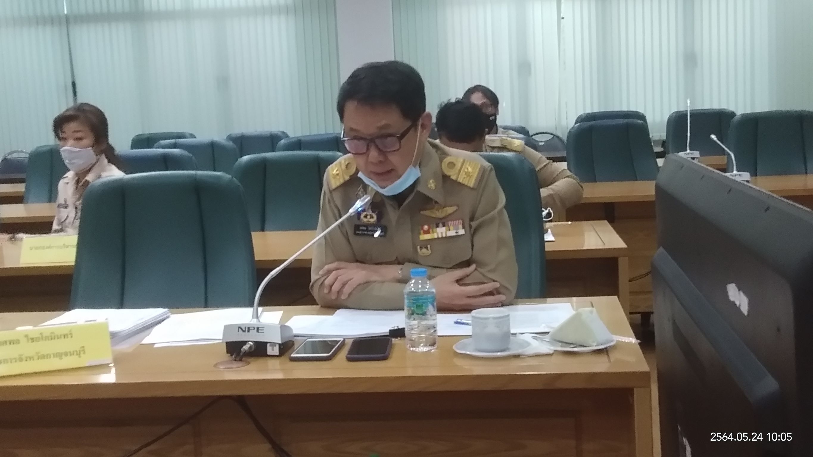 พัฒนาการจังหวัดกาญจนบุรี ร่วมประชุมเคลื่อนงานพัฒนาชุมชนในเขตอุทยานฯ บ้านไล่โว่ – สาละวะ