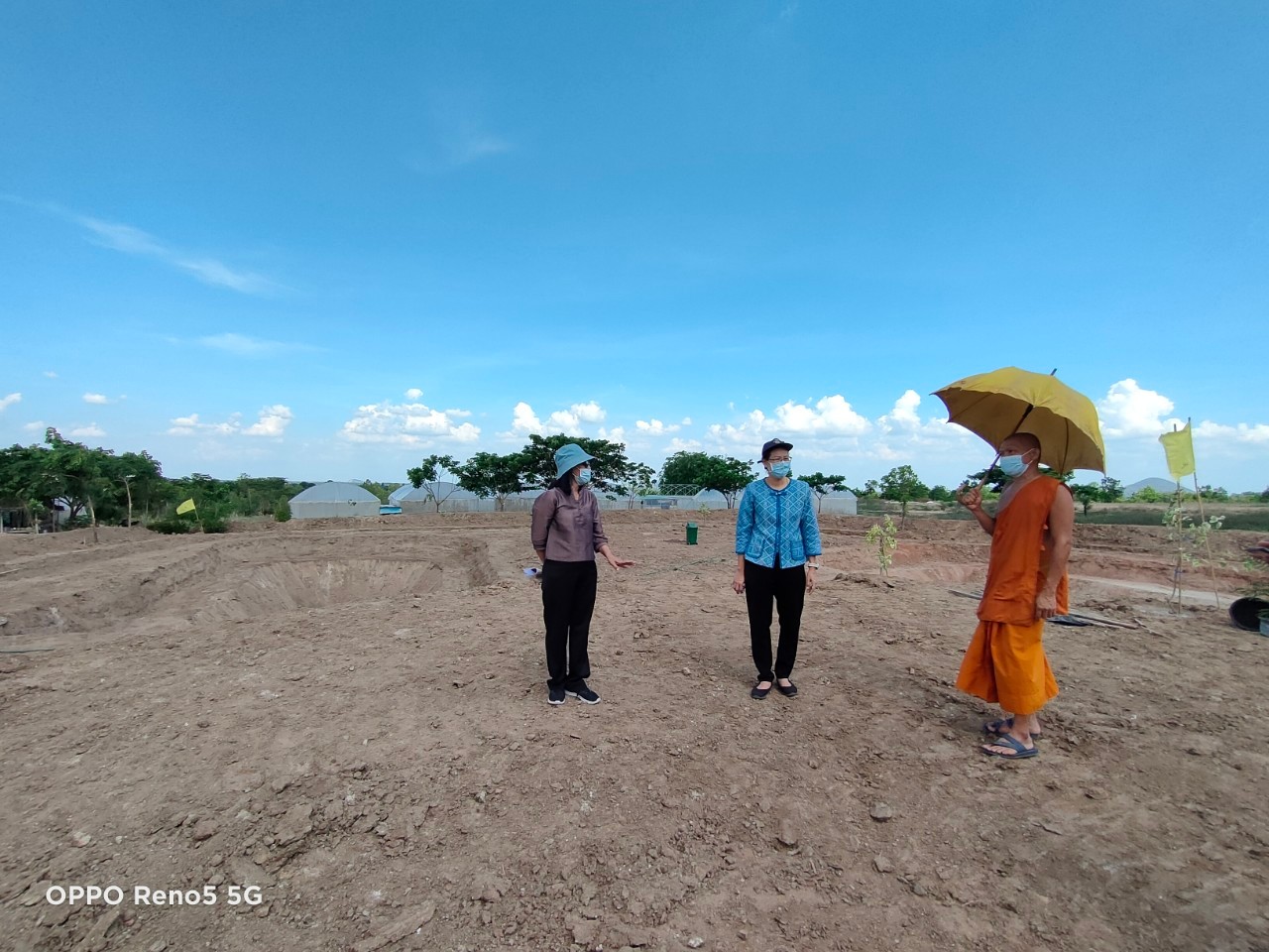 CDD@KAN>>>พจ.กาญจน์ลุยพื้นที่ตรวจเยี่ยมงานพัฒนาพื้นที่โคก หนอง นา โมเดล อำเภอห้วยกระเจา
