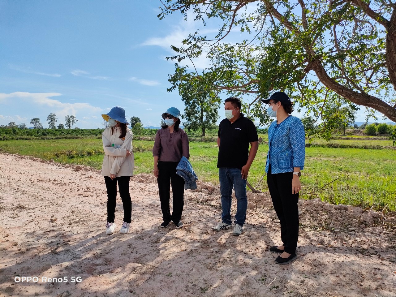 CDD@KAN>>>พจ.กาญจน์ลุยพื้นที่ตรวจเยี่ยมงานพัฒนาพื้นที่โคก หนอง นา โมเดล อำเภอห้วยกระเจา