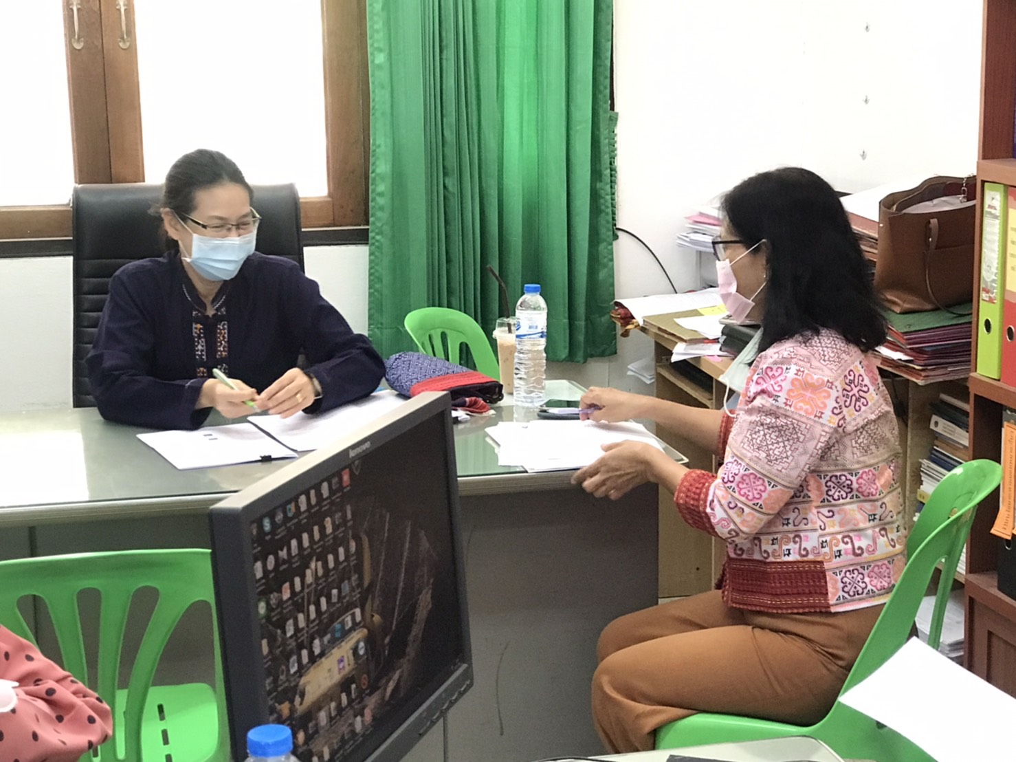 พัฒนาการจังหวัดกาญจนบุรี ลงพื้นที่ติดตามโคก หนอง นา อำเภอด่านมะขามเตี้ยและอำเภอห้วยกระเจา