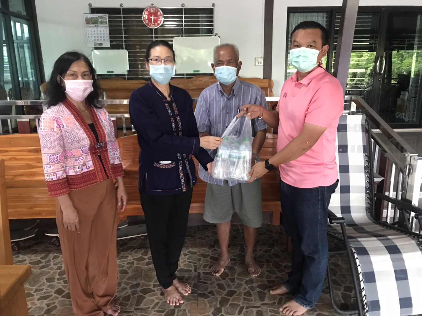 พัฒนาการจังหวัดกาญจนบุรี ลงพื้นที่ติดตามโคก หนอง นา อำเภอด่านมะขามเตี้ยและอำเภอห้วยกระเจา