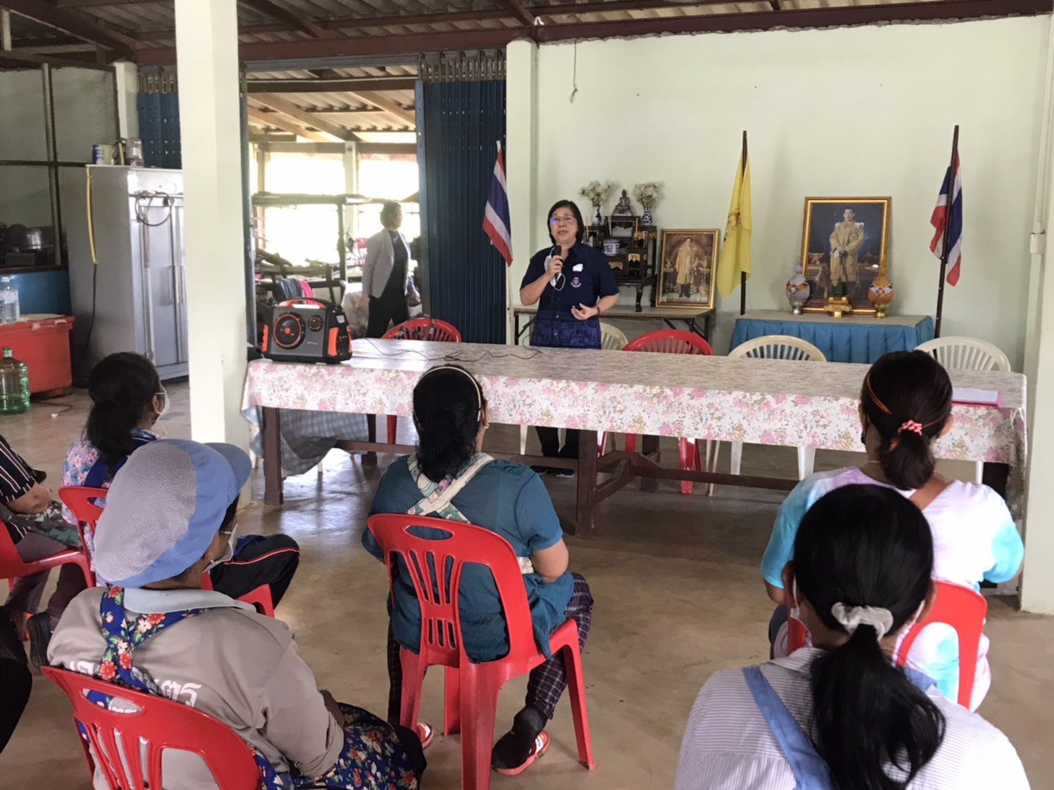 คณะทำงานติดตามสนับสนุนการดำเนินงานกองทุนพัฒนาบทบาทสตรีจังหวัดกาญจนบุรี ลงพื้นที่ตำบลแม่กระบุง อำเภอศรีสวัสดิ์ เพื่อติดตามสนับสนุนการดำเนินงานกองทุนพัฒนาบทบาทสตรีในพื้นที่