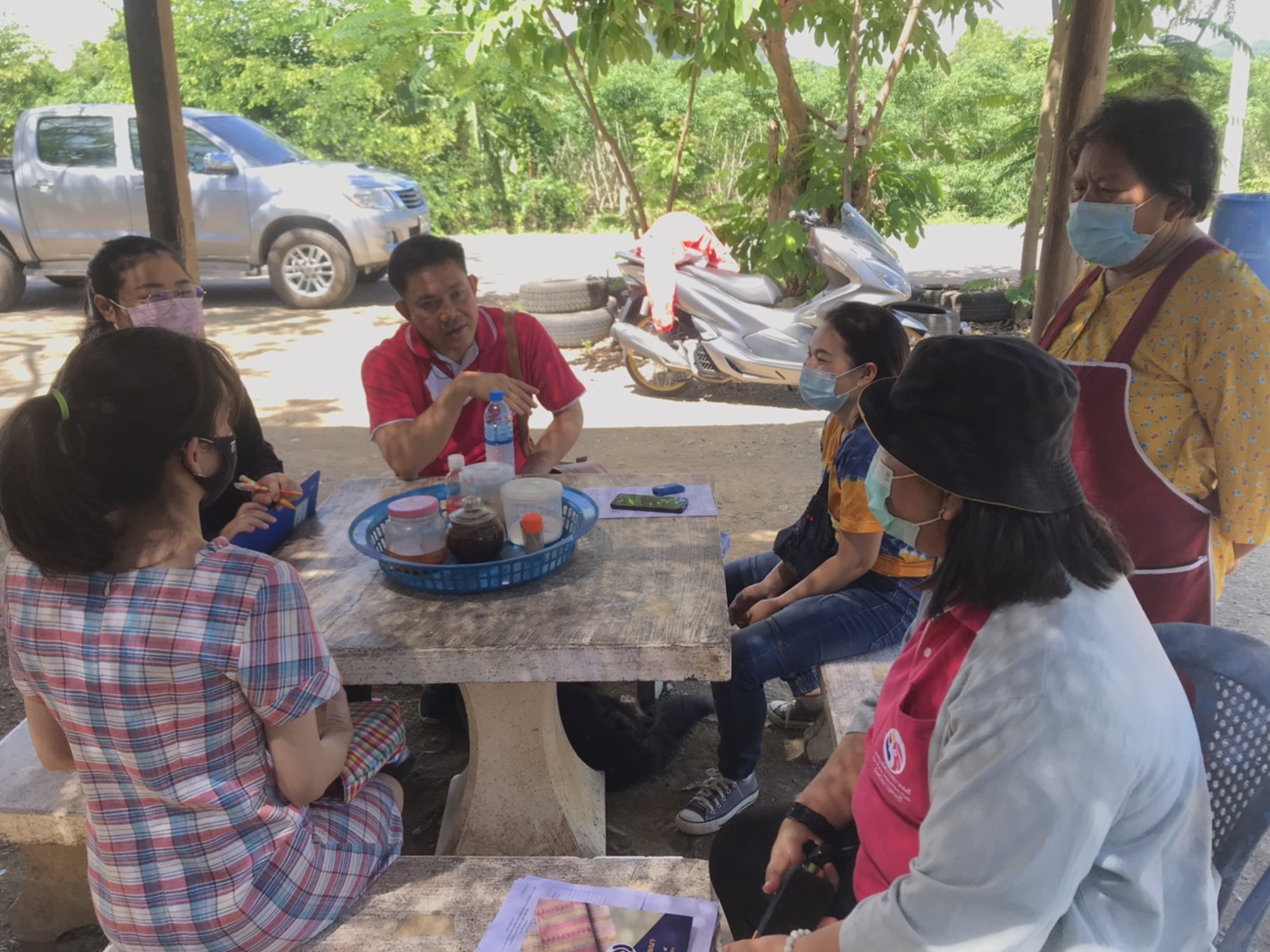 คณะทำงานติดตามสนับสนุนการดำเนินงานกองทุนพัฒนาบทบาทสตรีจังหวัดกาญจนบุรี ลงพื้นที่อำเภอไทรโยค เพื่อติดตามสนับสนุนการดำเนินงานกองทุนพัฒนาบทบาทสตรีในพื้นที่