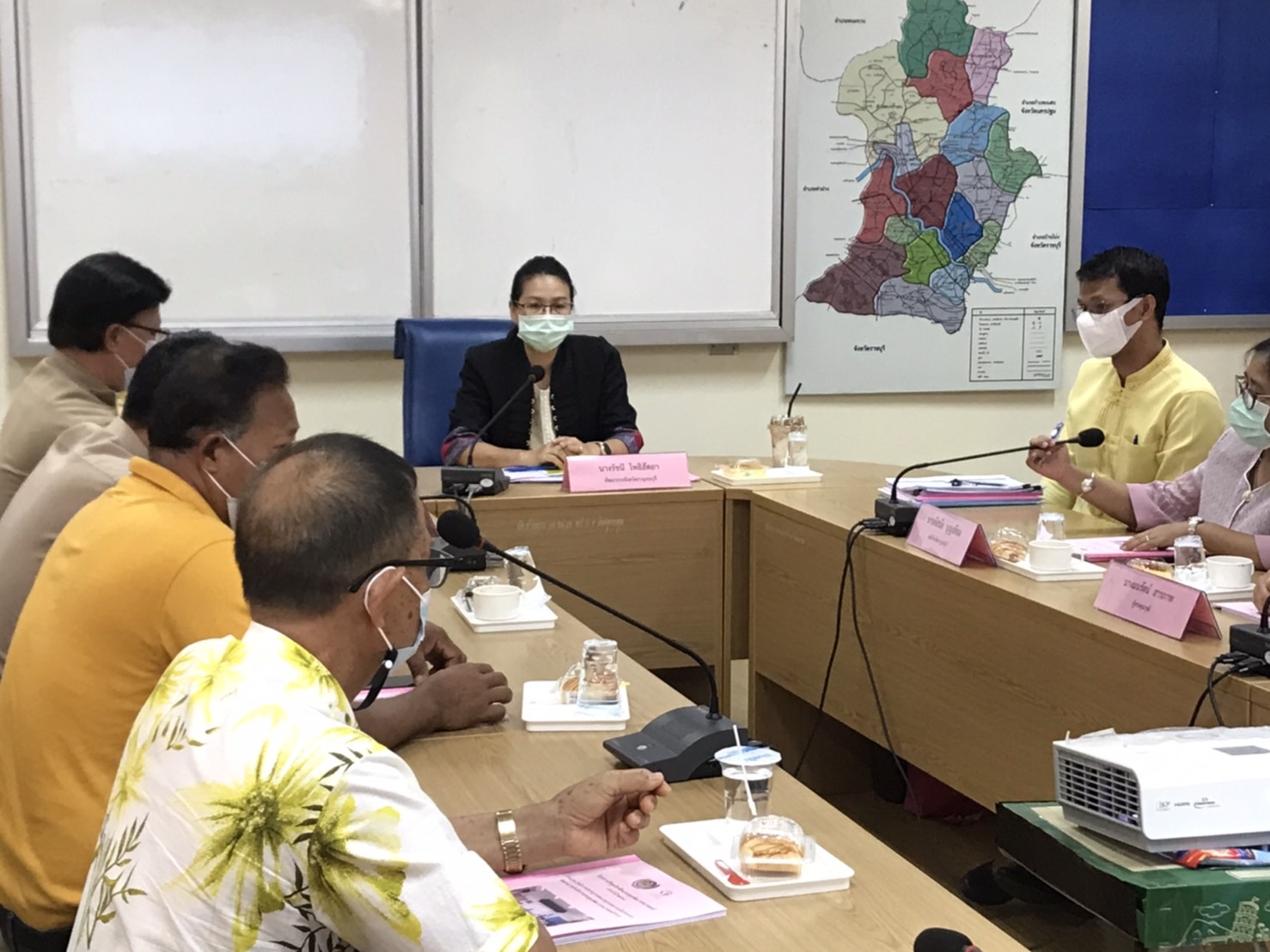 พัฒนาชุมชนกาญจน์ นำคณะกรรมการลงพื้นที่คัดกองทุนพัฒนาบทบาทสตรีอำเภอท่ามะกา