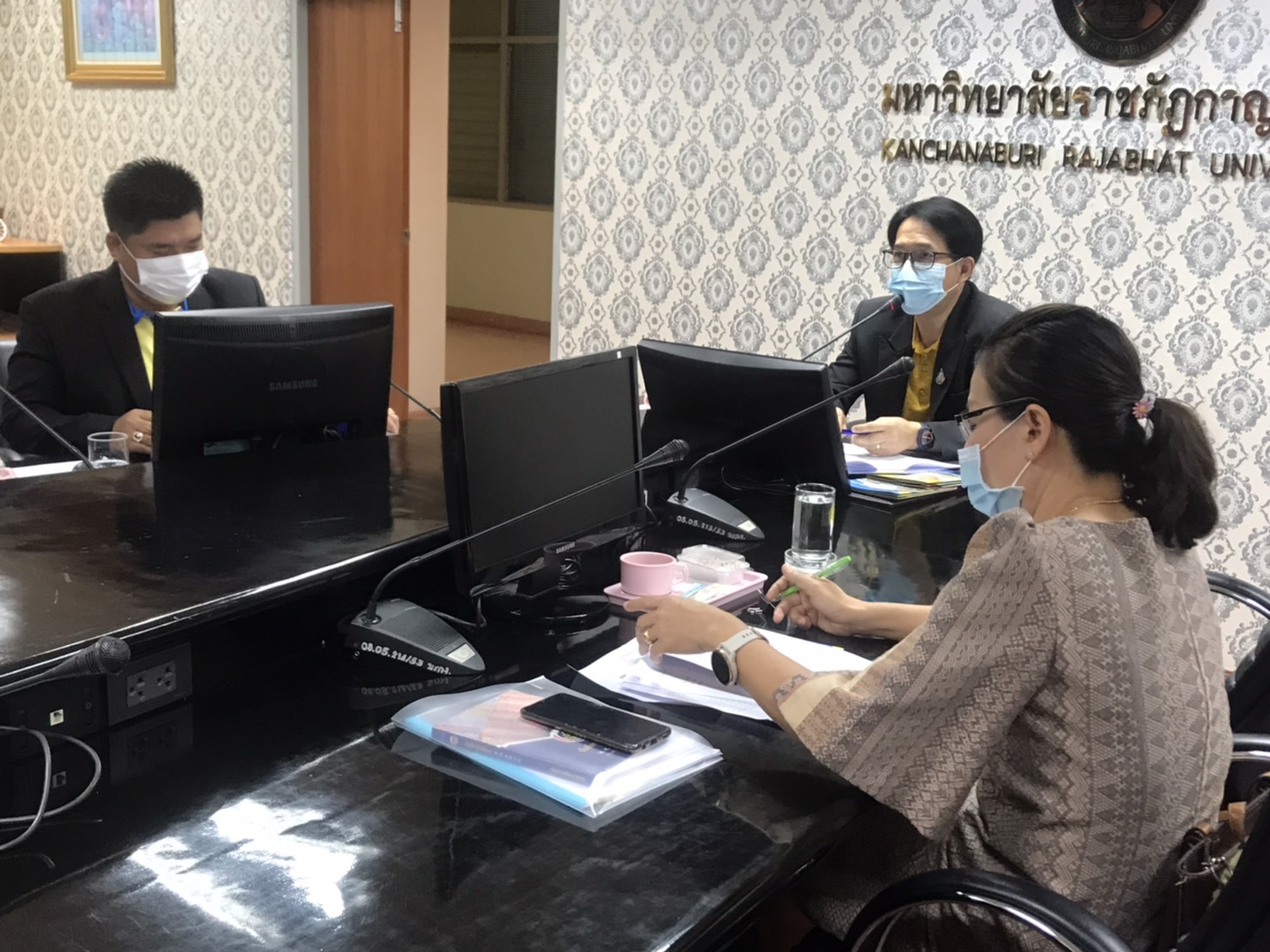 พัฒนาชุมชนกาญจน์จับมือกับมหาวิทยาลัยราชภัฏกาญจนบุรี ร่วมกันเคลื่อนงานแผนพัฒนาเชิงพื้นที่