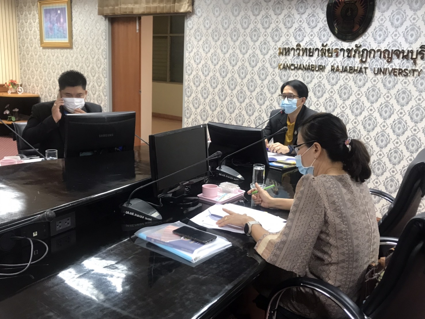 พัฒนาชุมชนกาญจน์จับมือกับมหาวิทยาลัยราชภัฏกาญจนบุรี ร่วมกันเคลื่อนงานแผนพัฒนาเชิงพื้นที่