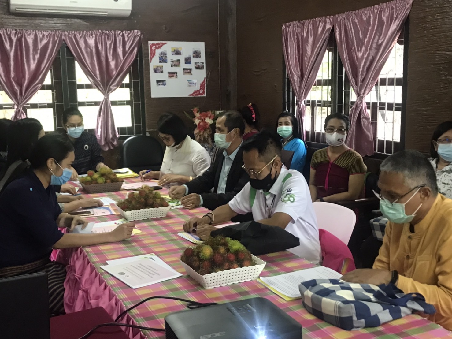 พัฒนาการจังหวัดนำทีมลงพื้นที่อำเภอสังขละบุรี คัดกองทุนพัฒนาบทบาทสตรีดีเด่น เตรียมส่งต่อชิงระดับเขตตรวจ